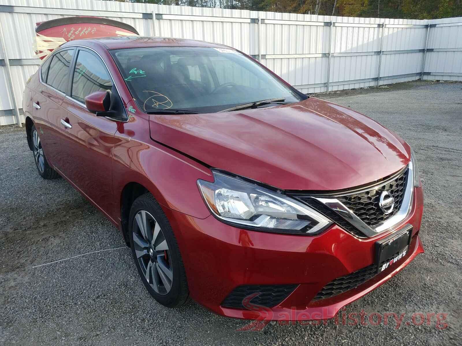 3N1AB7AP0KY255309 2019 NISSAN SENTRA