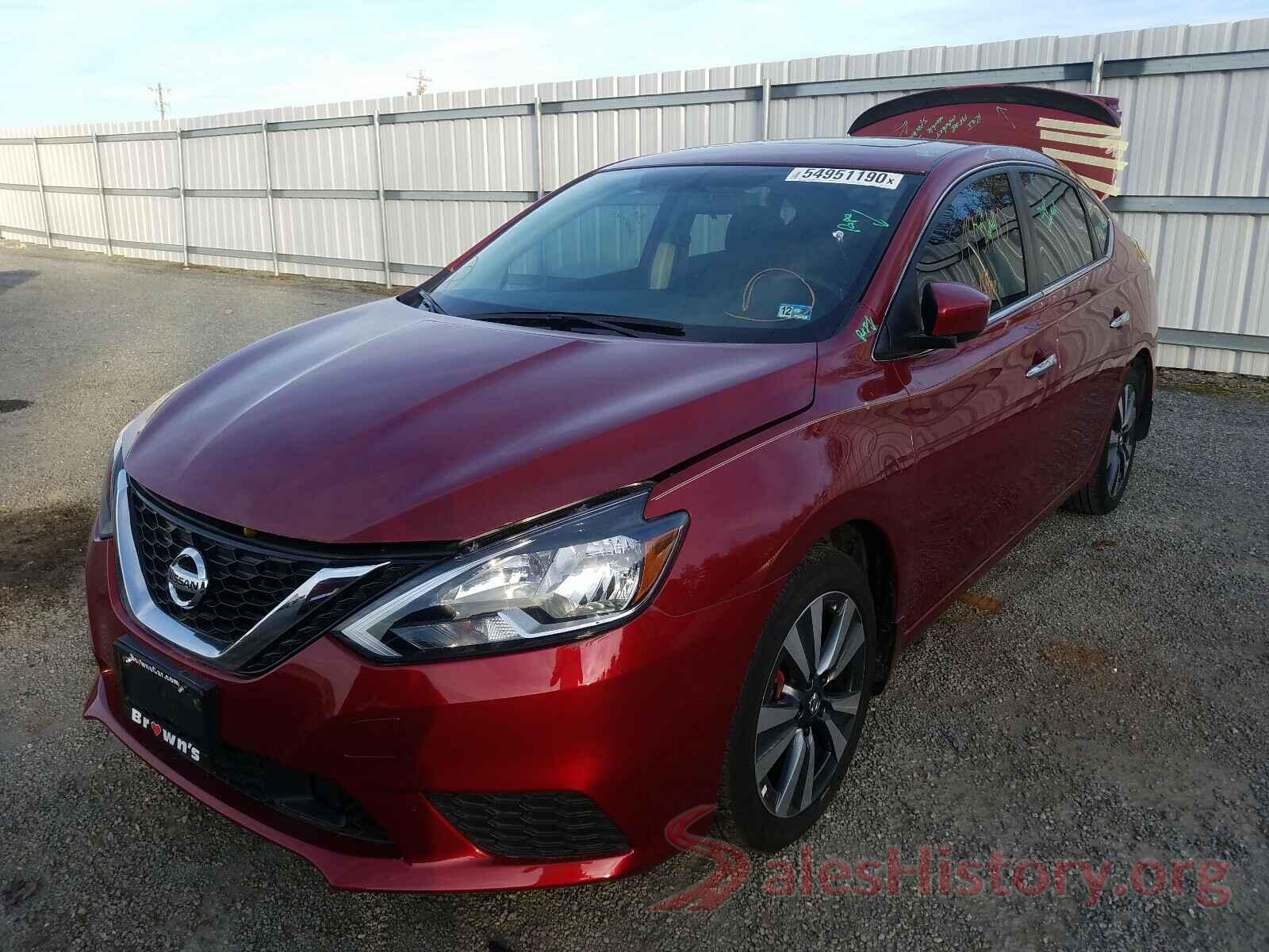 3N1AB7AP0KY255309 2019 NISSAN SENTRA