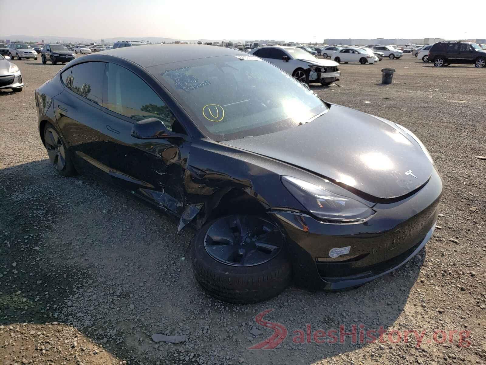 5YJ3E1EB3MF865034 2021 TESLA MODEL 3