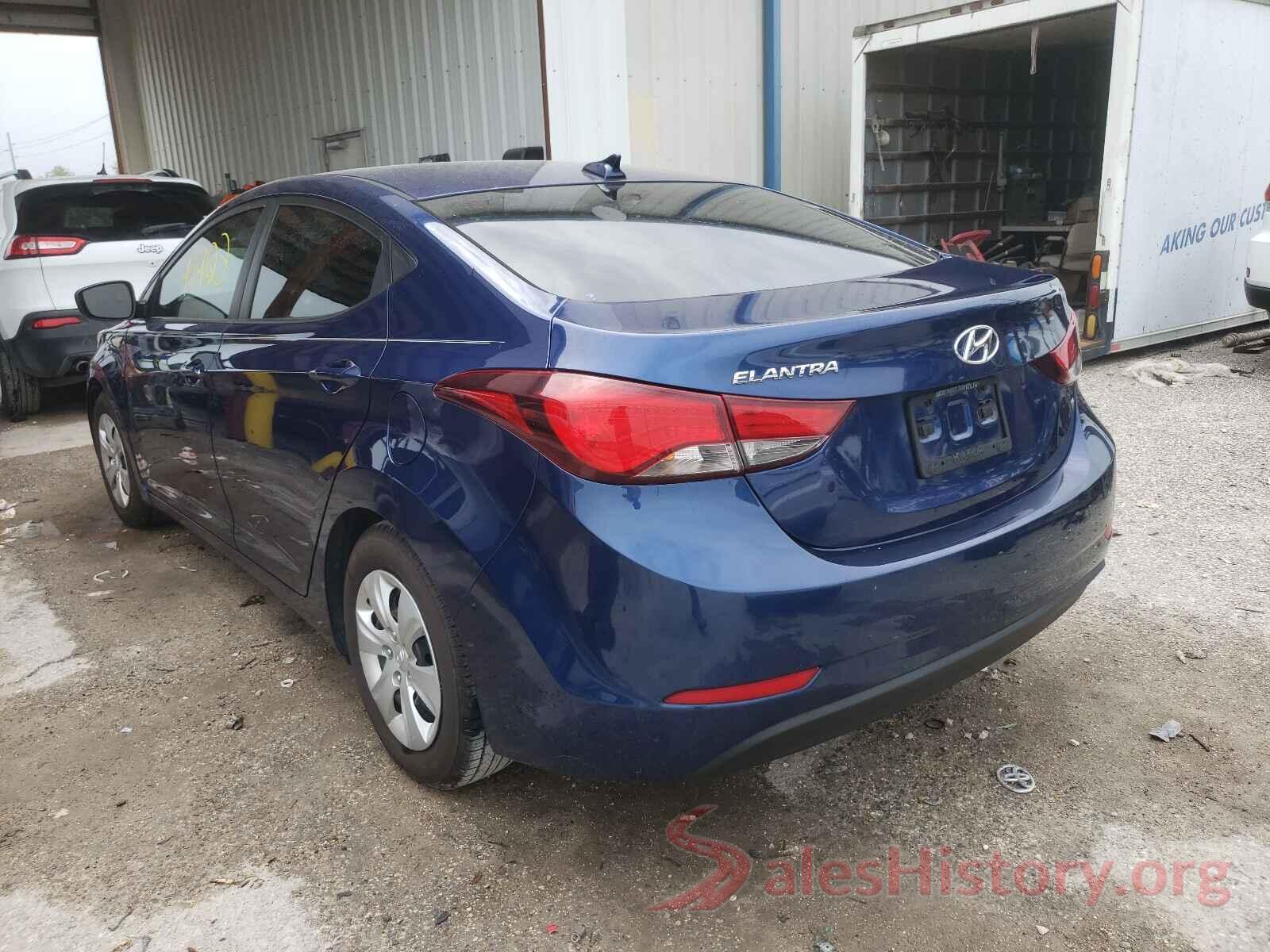 5NPDH4AE8GH769399 2016 HYUNDAI ELANTRA