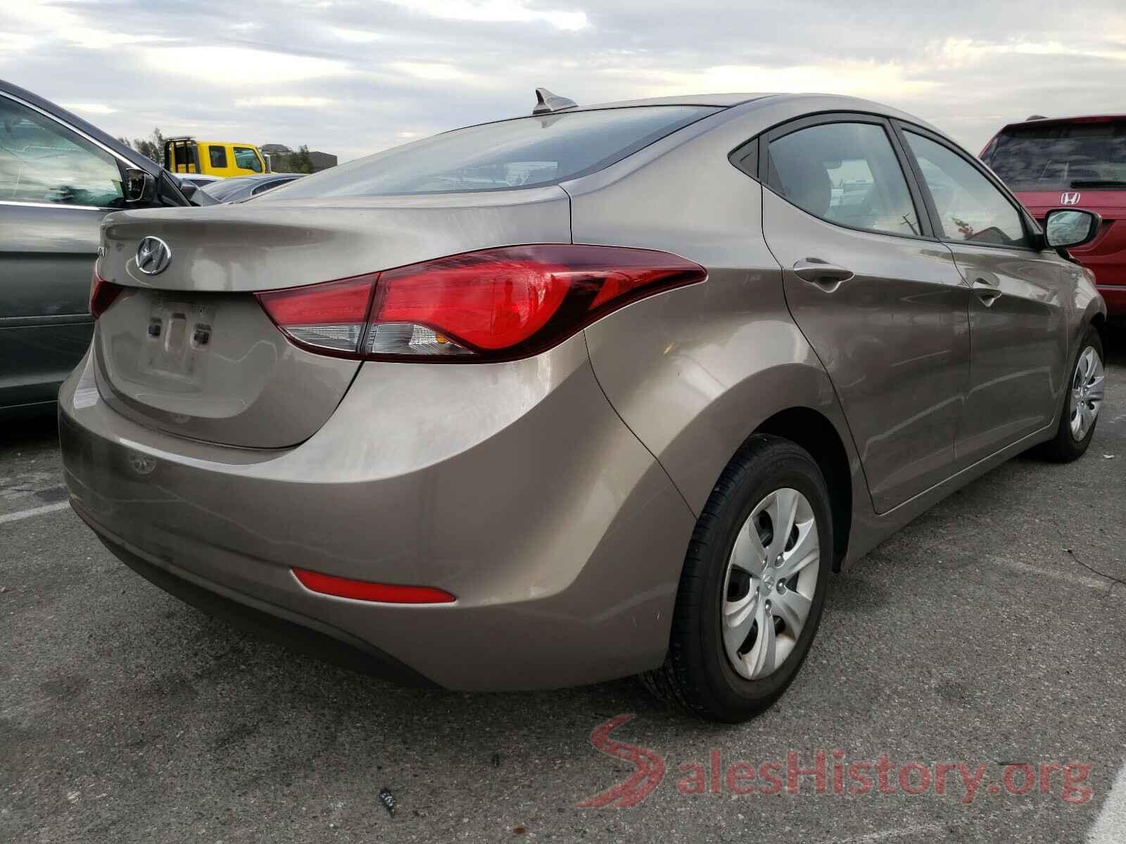 5NPDH4AE6GH699160 2016 HYUNDAI ELANTRA