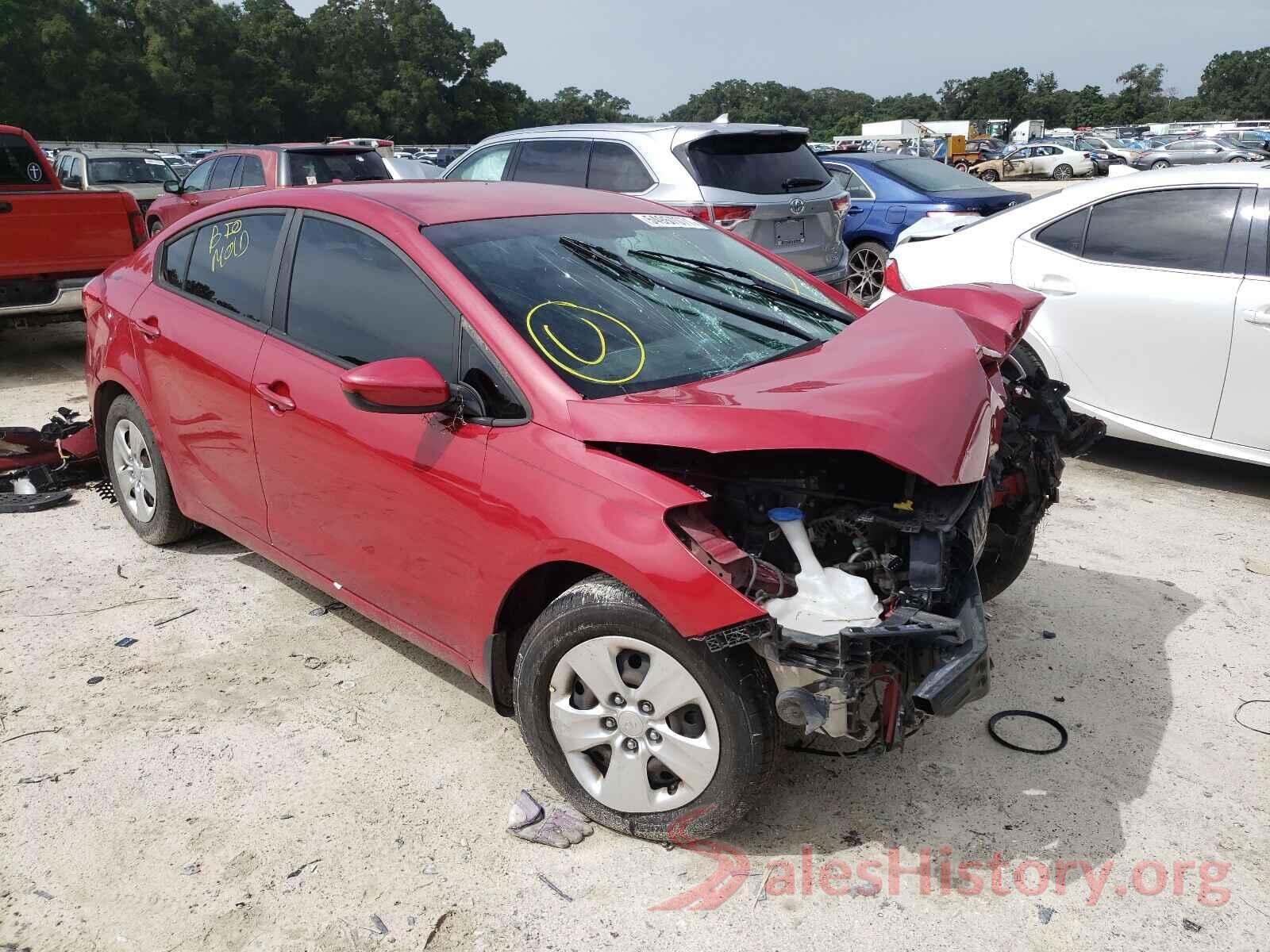 KNAFK4A69G5614019 2016 KIA FORTE