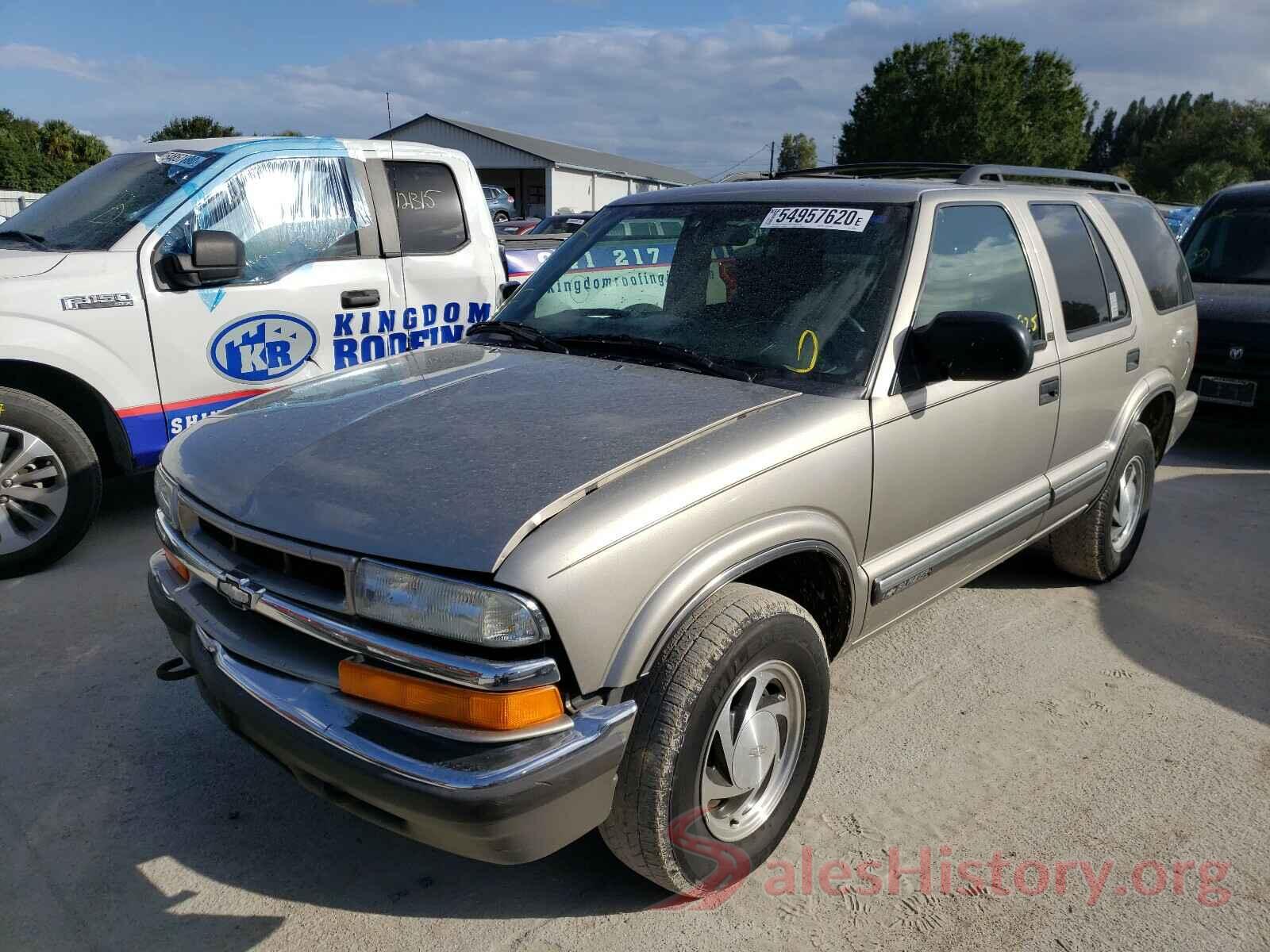 1GNDT13W91K250042 2001 CHEVROLET BLAZER