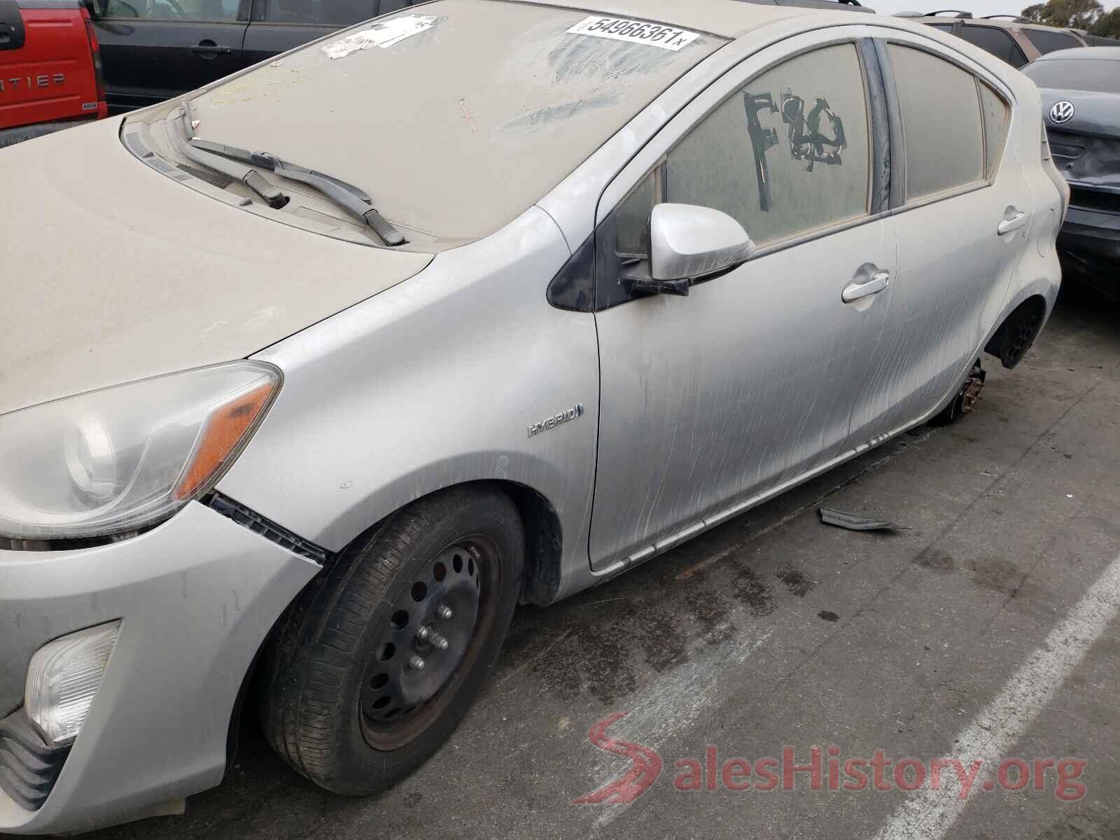 JTDKDTB37G1115320 2016 TOYOTA PRIUS