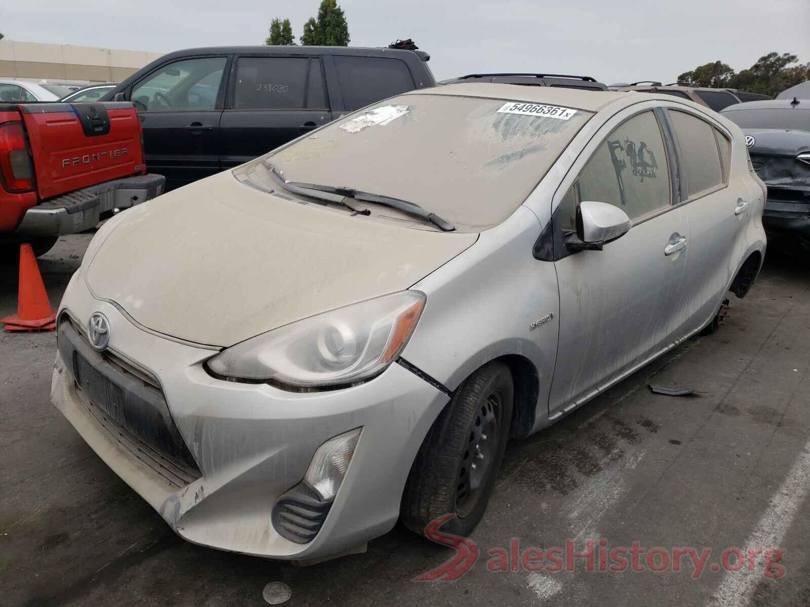 JTDKDTB37G1115320 2016 TOYOTA PRIUS