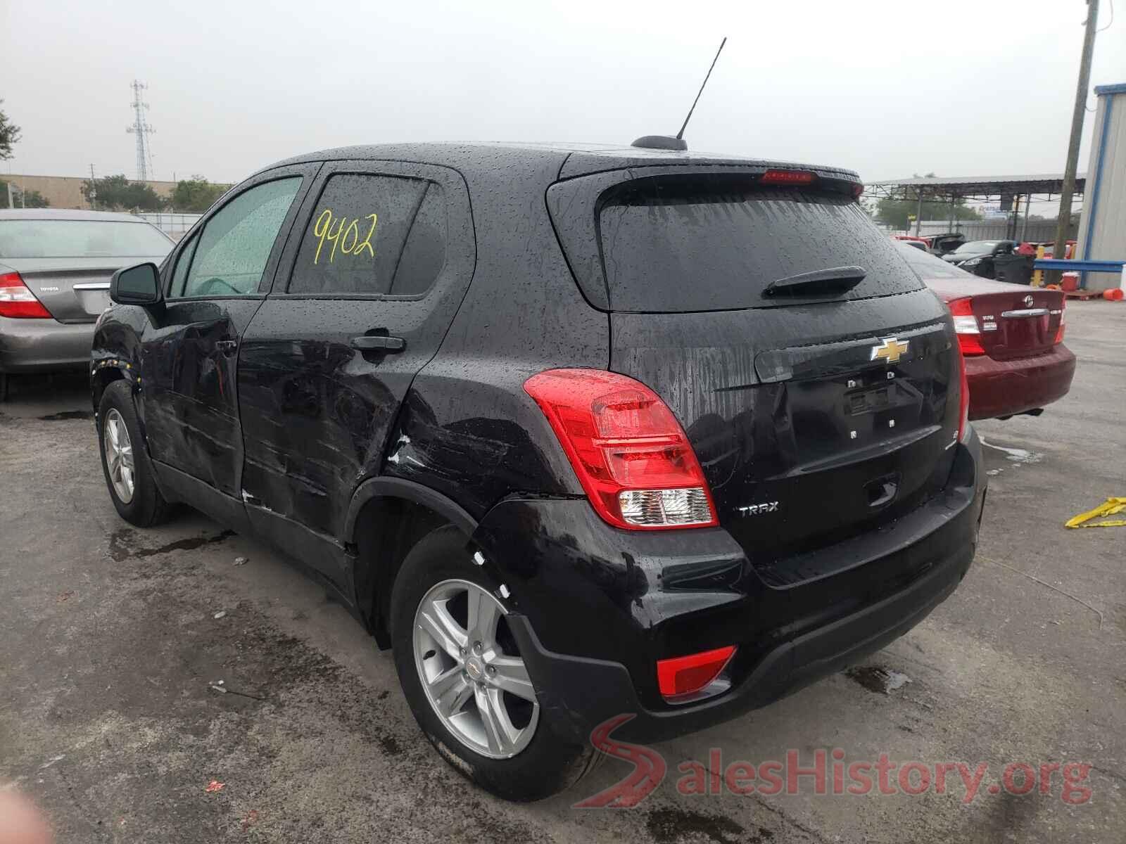 KL7CJKSB8LB337073 2020 CHEVROLET TRAX