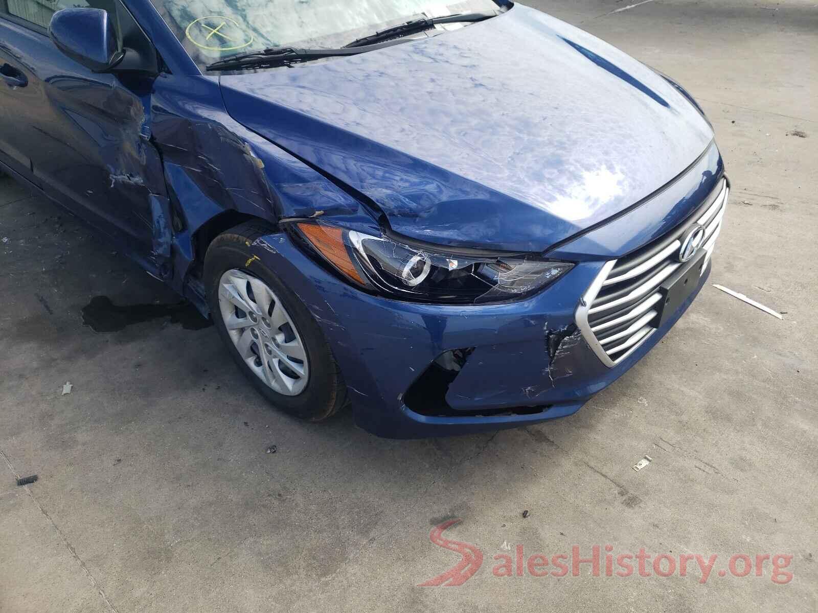 5NPD74LF9HH196748 2017 HYUNDAI ELANTRA