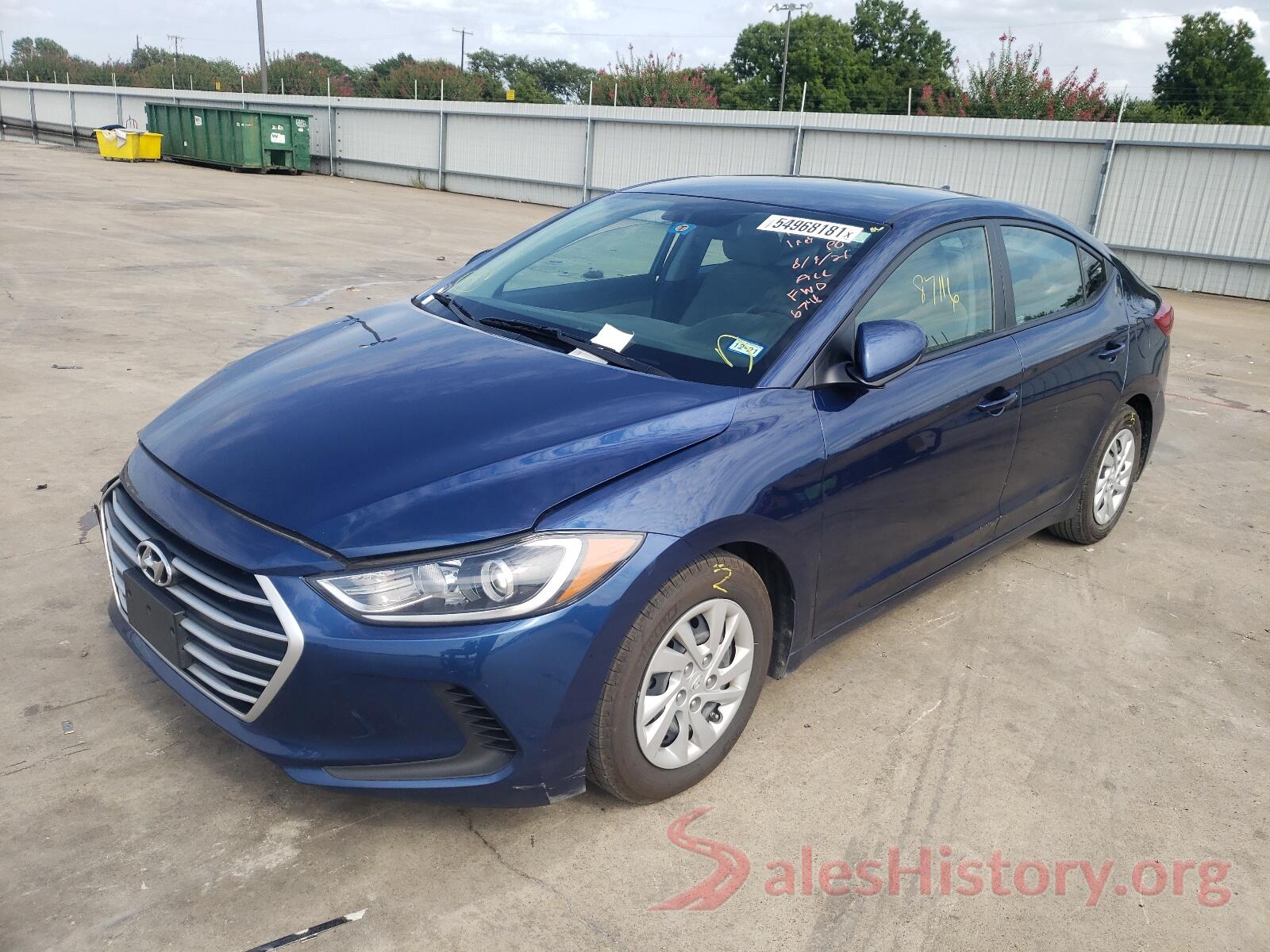 5NPD74LF9HH196748 2017 HYUNDAI ELANTRA