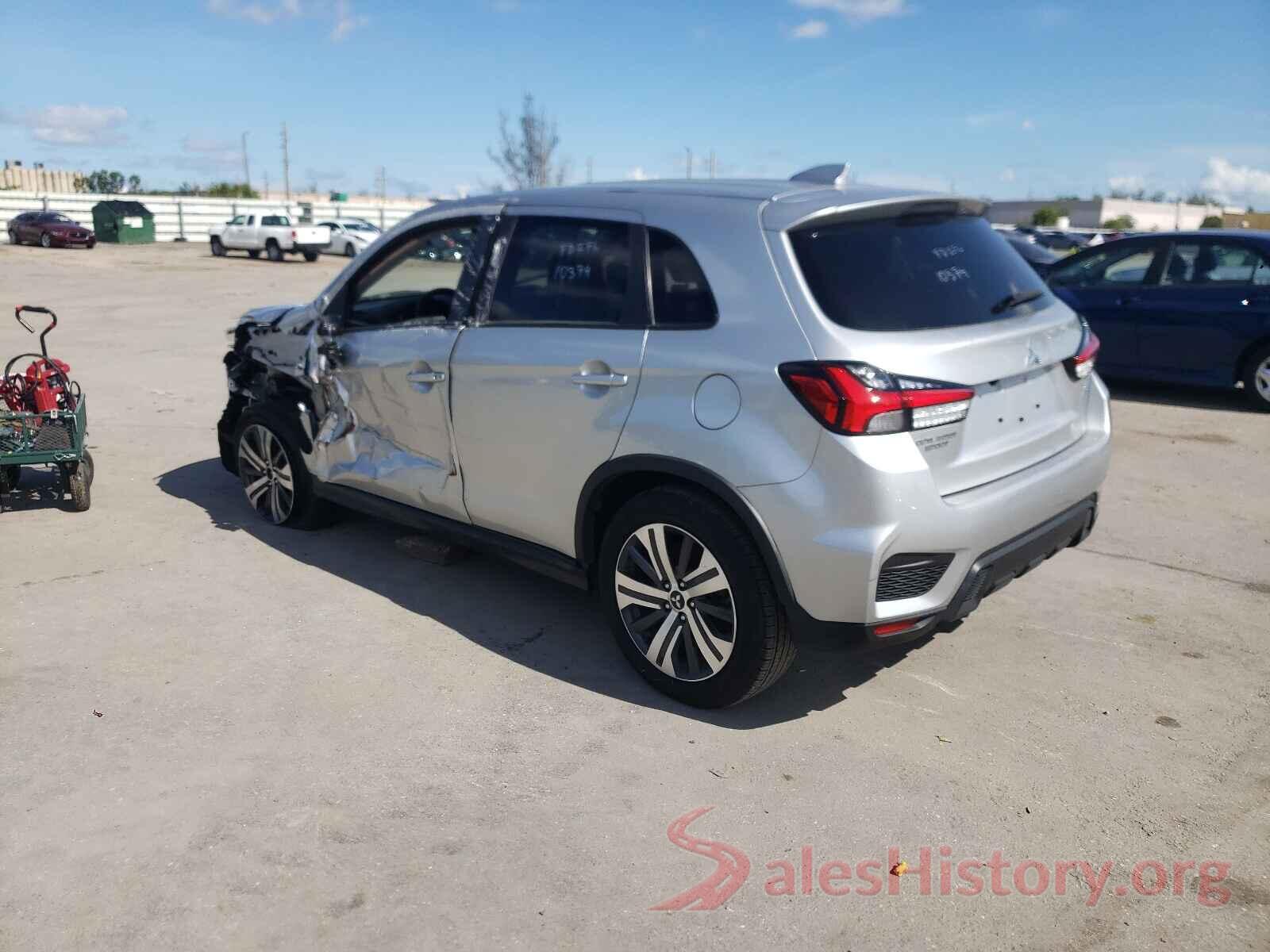 JA4AR3AU2LU019315 2020 MITSUBISHI OUTLANDER