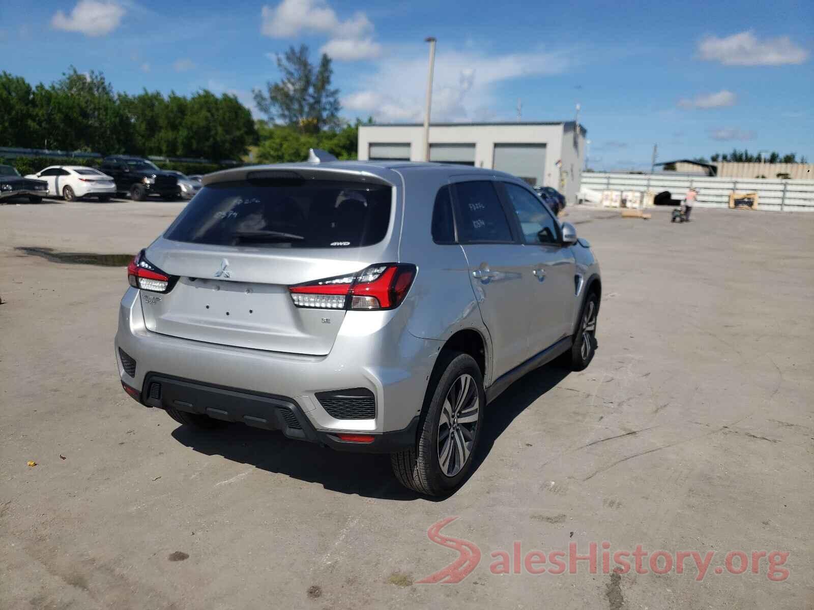 JA4AR3AU2LU019315 2020 MITSUBISHI OUTLANDER