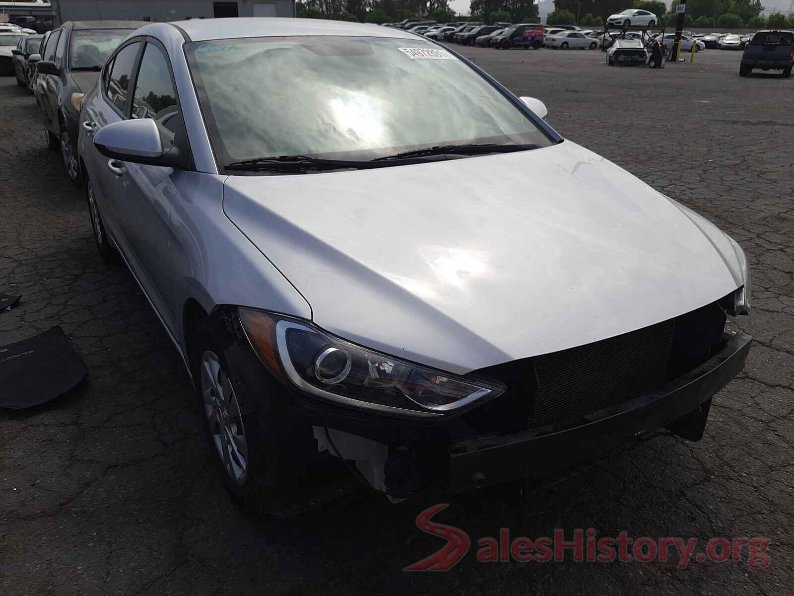 KMHD74LF9HU057561 2017 HYUNDAI ELANTRA