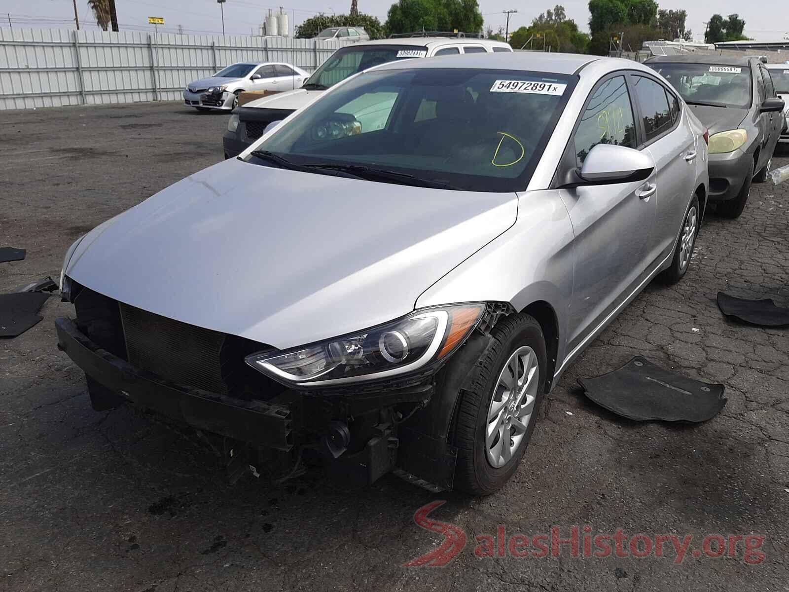 KMHD74LF9HU057561 2017 HYUNDAI ELANTRA