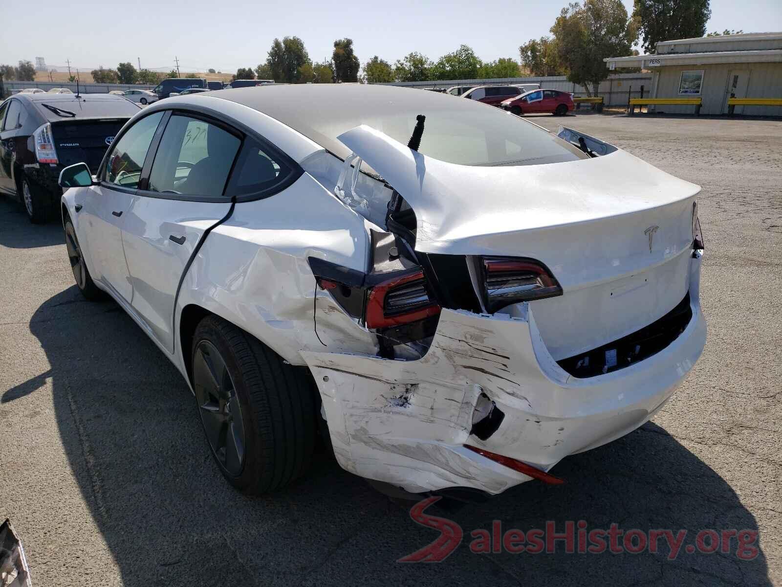 5YJ3E1EA8MF939667 2021 TESLA MODEL 3