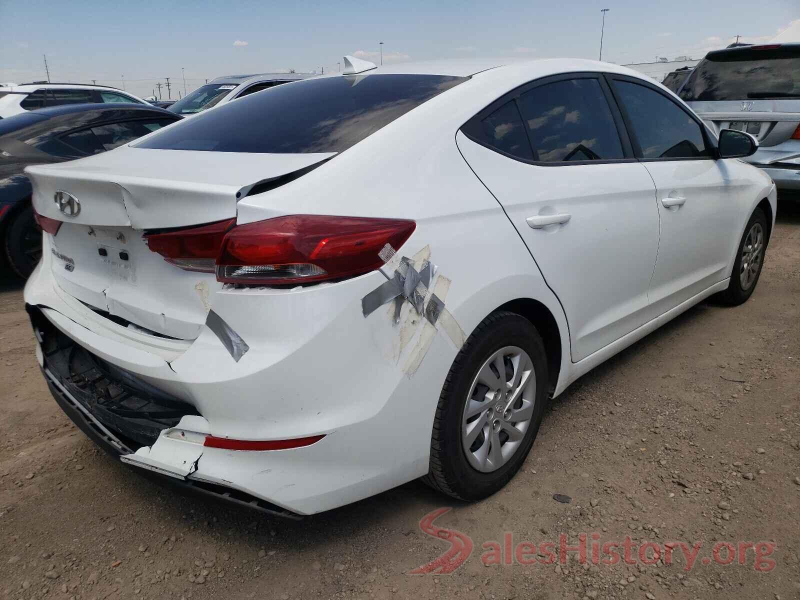 5NPD74LF4HH201323 2017 HYUNDAI ELANTRA