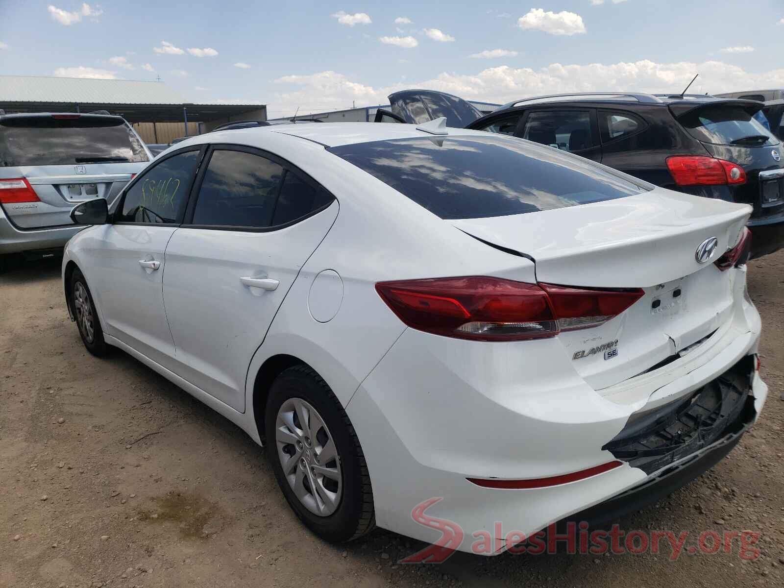 5NPD74LF4HH201323 2017 HYUNDAI ELANTRA