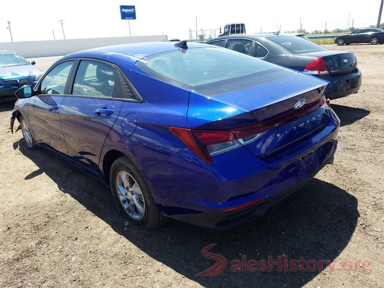 5NPLL4AG0MH046167 2021 HYUNDAI ELANTRA