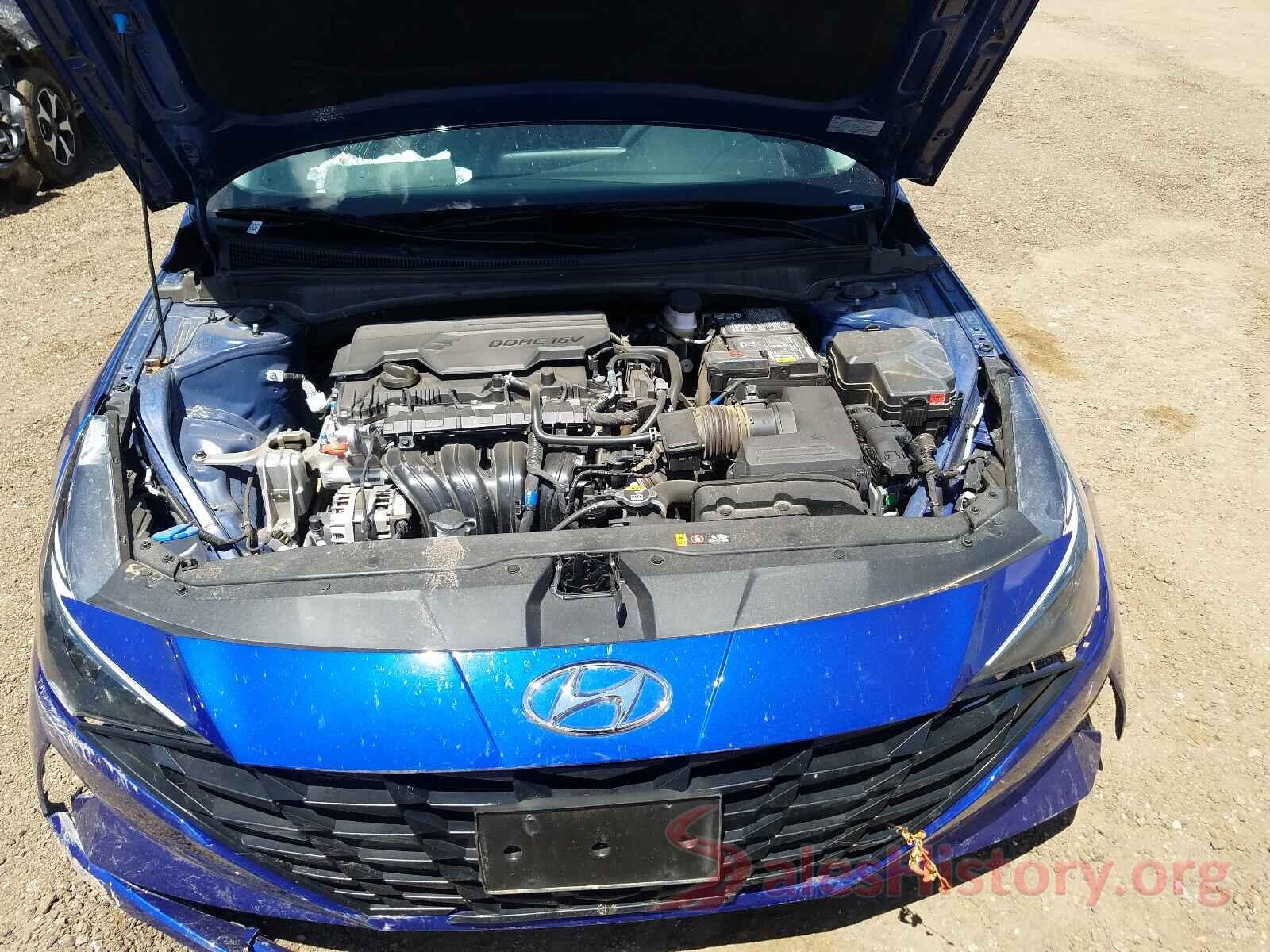 5NPLL4AG0MH046167 2021 HYUNDAI ELANTRA