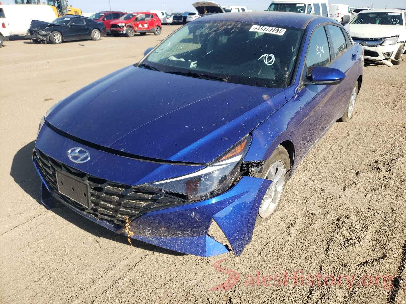 5NPLL4AG0MH046167 2021 HYUNDAI ELANTRA