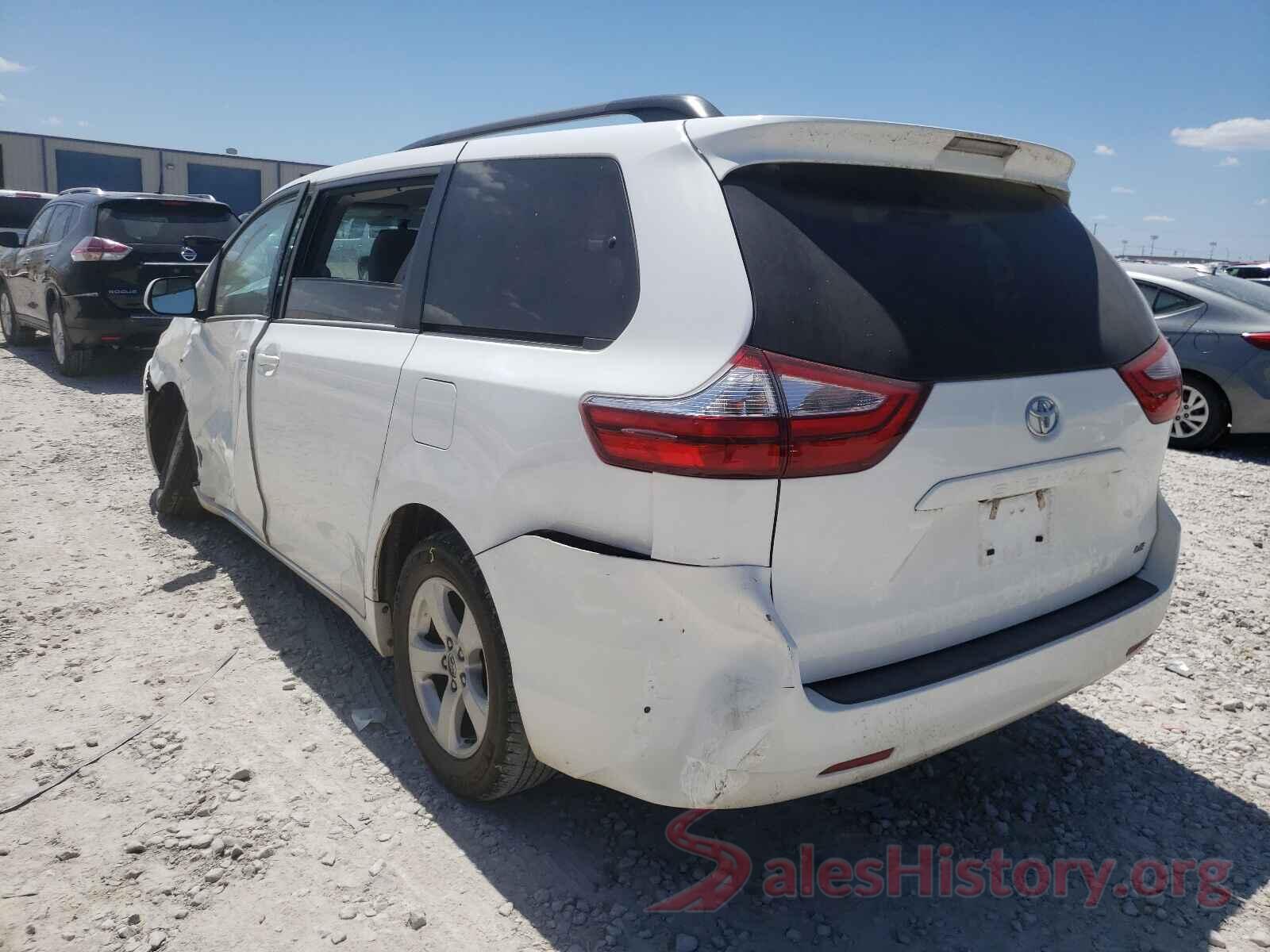 5TDKZ3DC3HS787197 2017 TOYOTA SIENNA