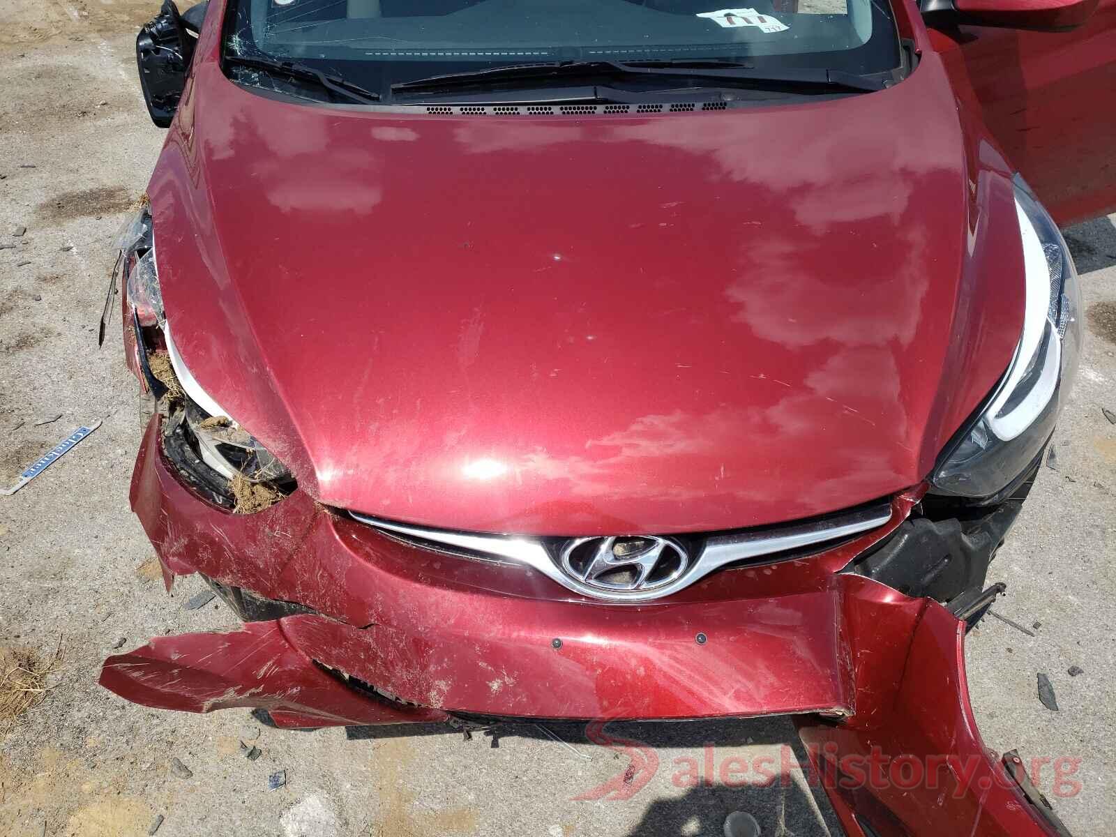 5NPDH4AE3GH741767 2016 HYUNDAI ELANTRA