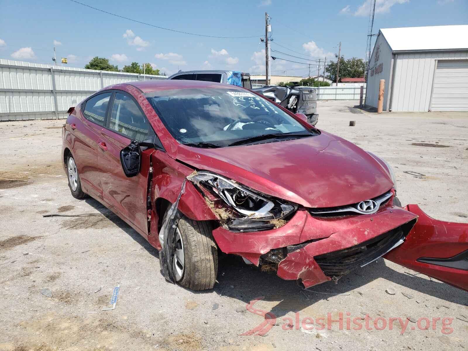 5NPDH4AE3GH741767 2016 HYUNDAI ELANTRA