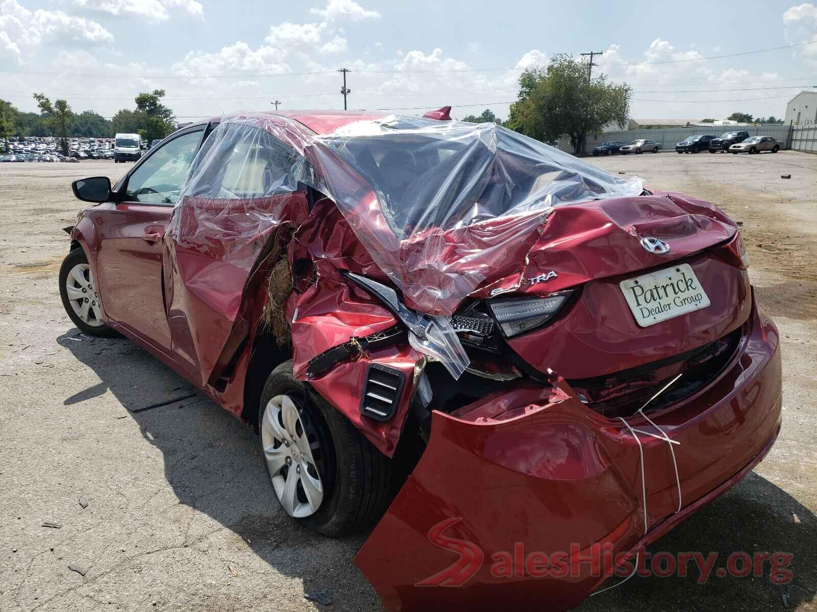 5NPDH4AE3GH741767 2016 HYUNDAI ELANTRA