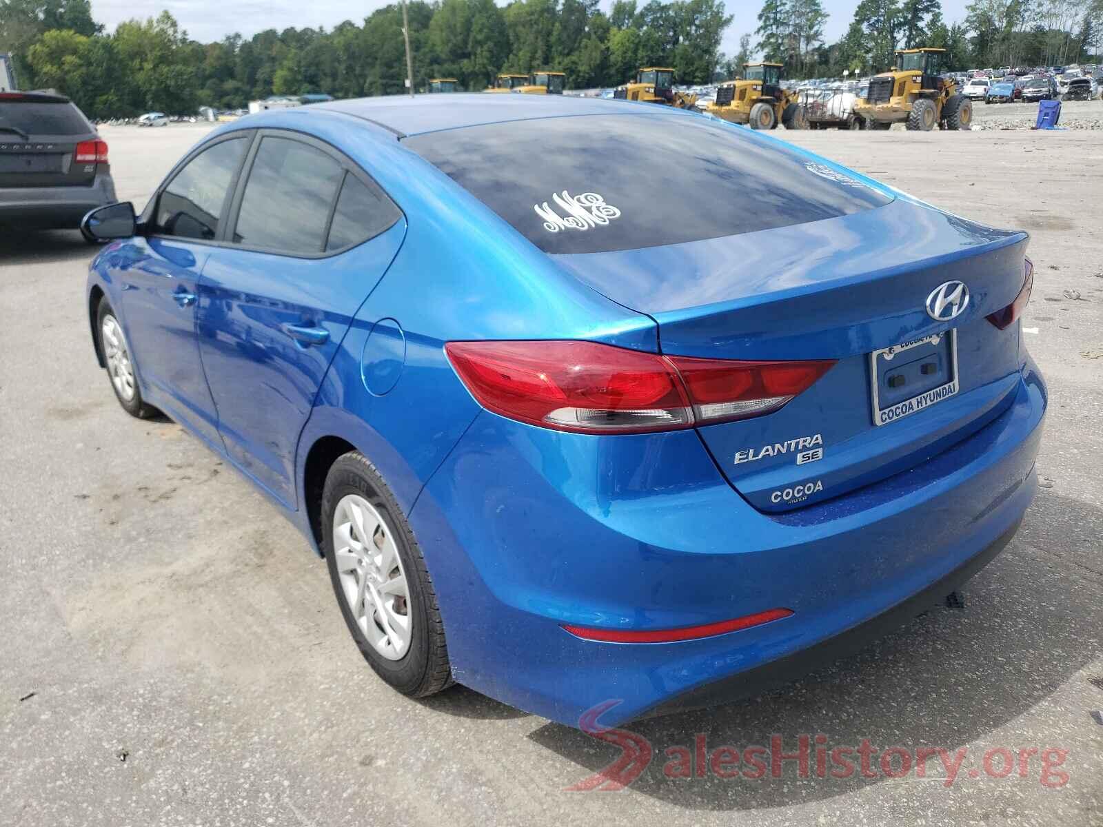 5NPD74LF8JH237764 2018 HYUNDAI ELANTRA