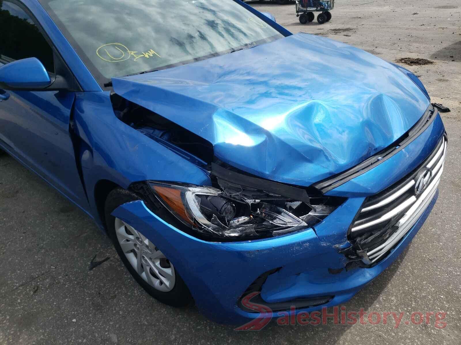 5NPD74LF8JH237764 2018 HYUNDAI ELANTRA