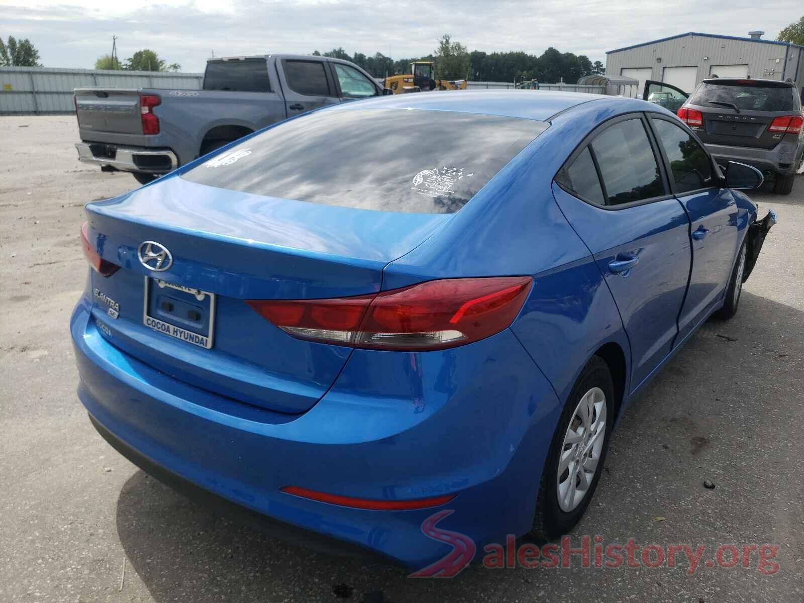 5NPD74LF8JH237764 2018 HYUNDAI ELANTRA