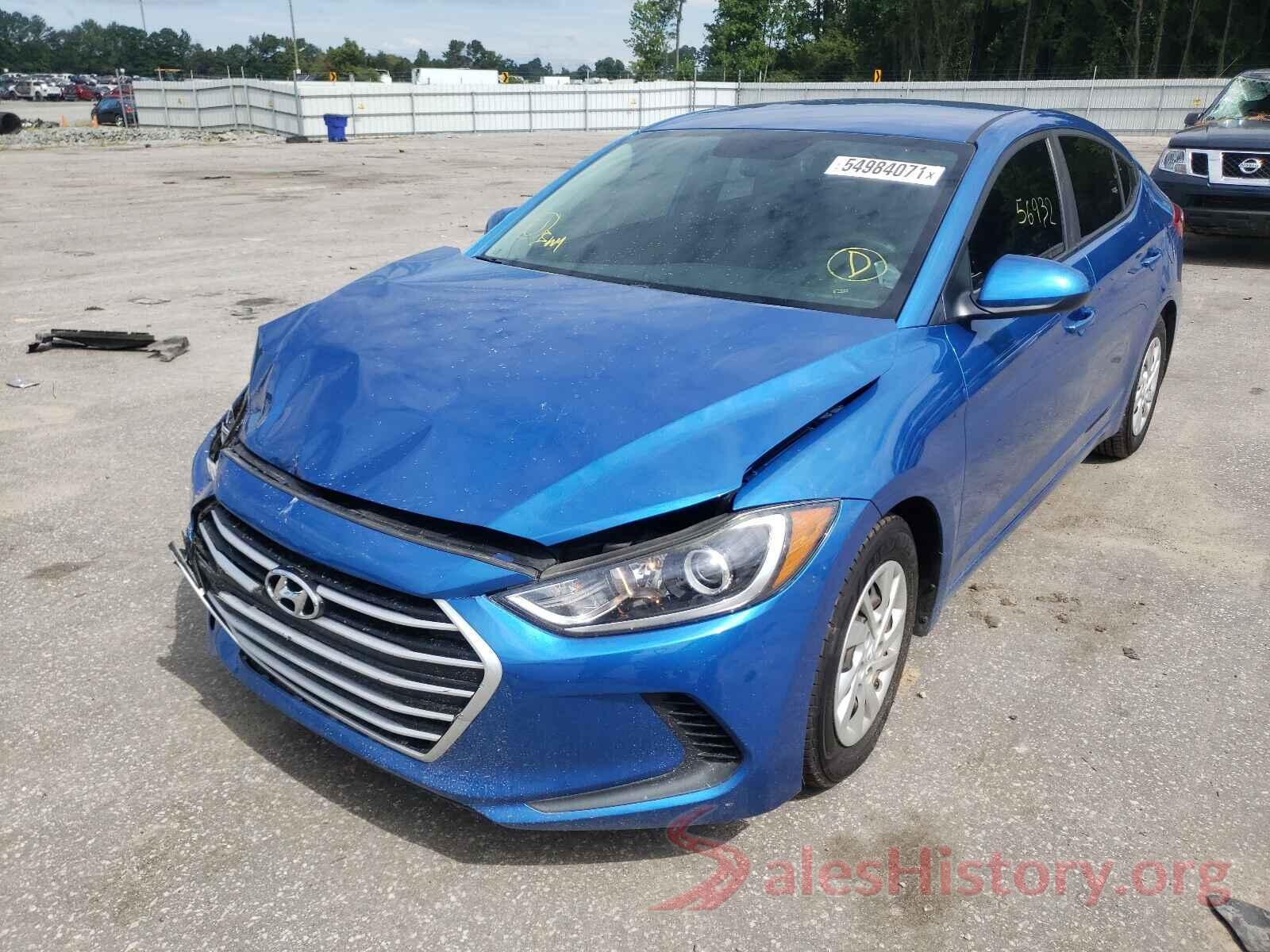 5NPD74LF8JH237764 2018 HYUNDAI ELANTRA