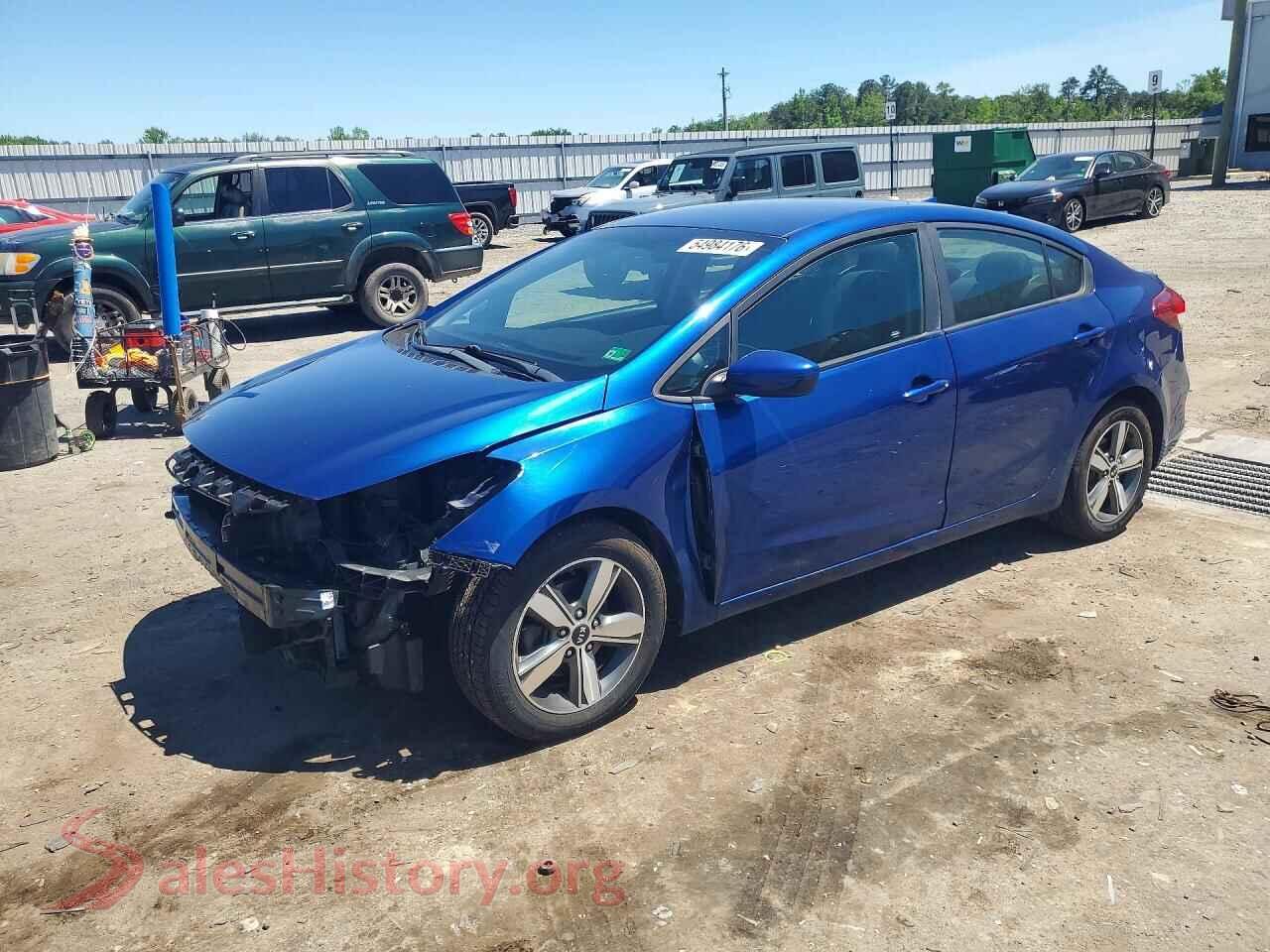 2018 KIA FORTE VIN 3KPFL4A70JE275574, auction photo