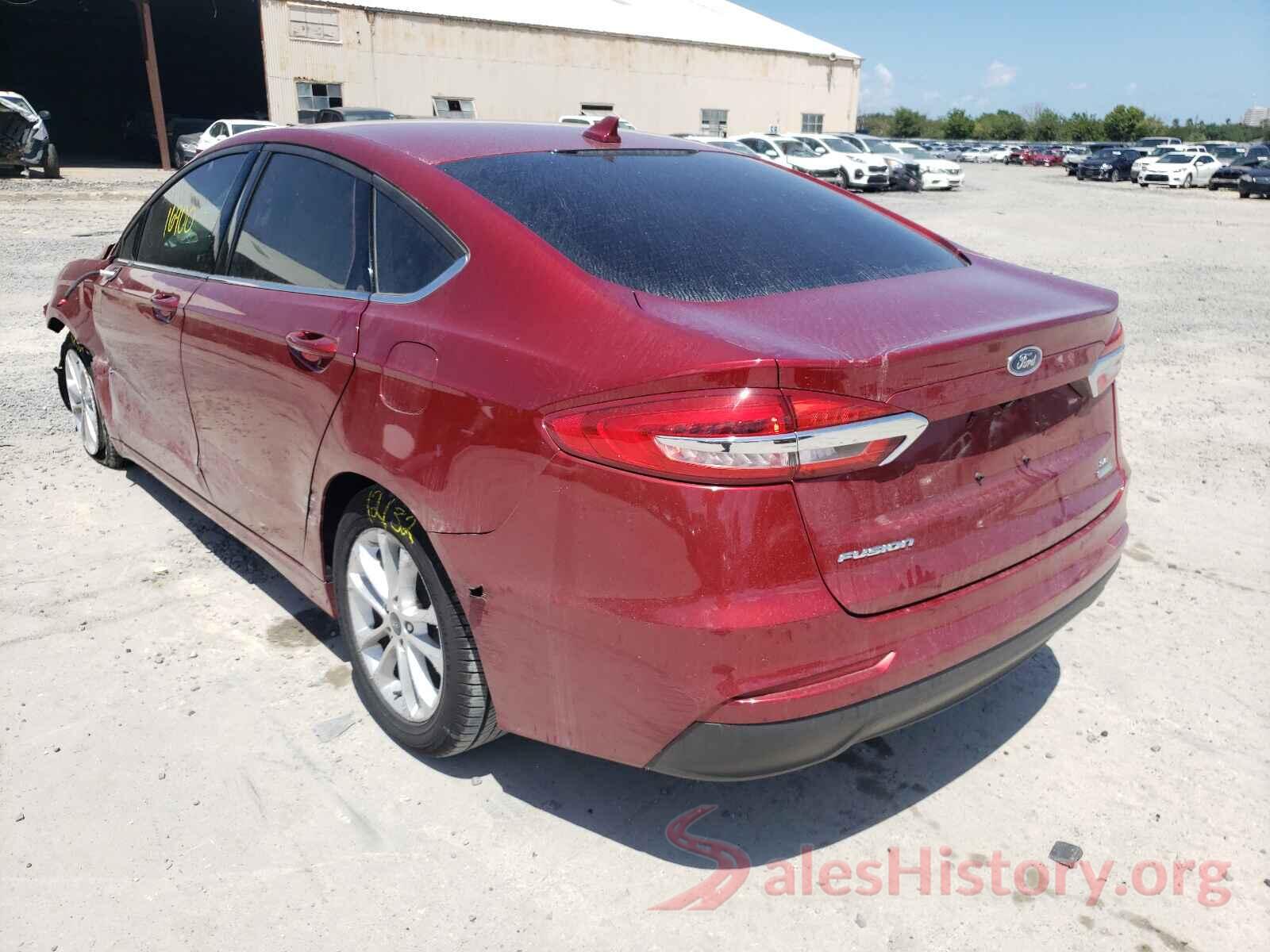 3FA6P0HD4KR250296 2019 FORD FUSION