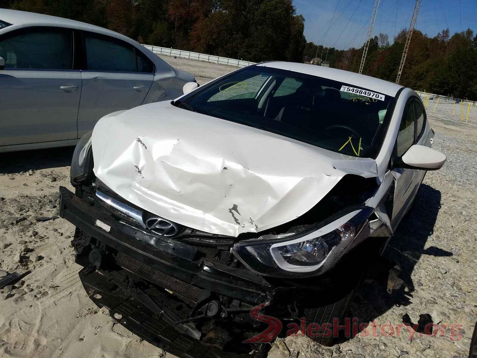 5NPDH4AEXGH668378 2016 HYUNDAI ELANTRA