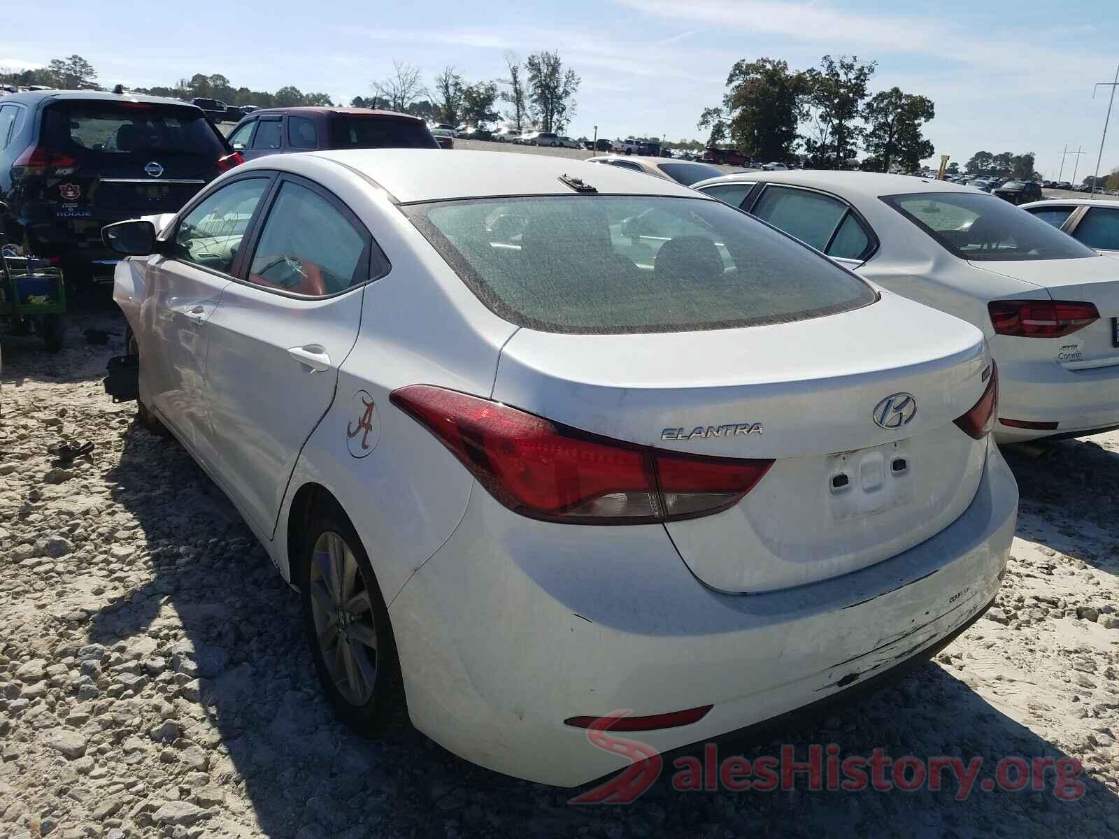 5NPDH4AEXGH668378 2016 HYUNDAI ELANTRA