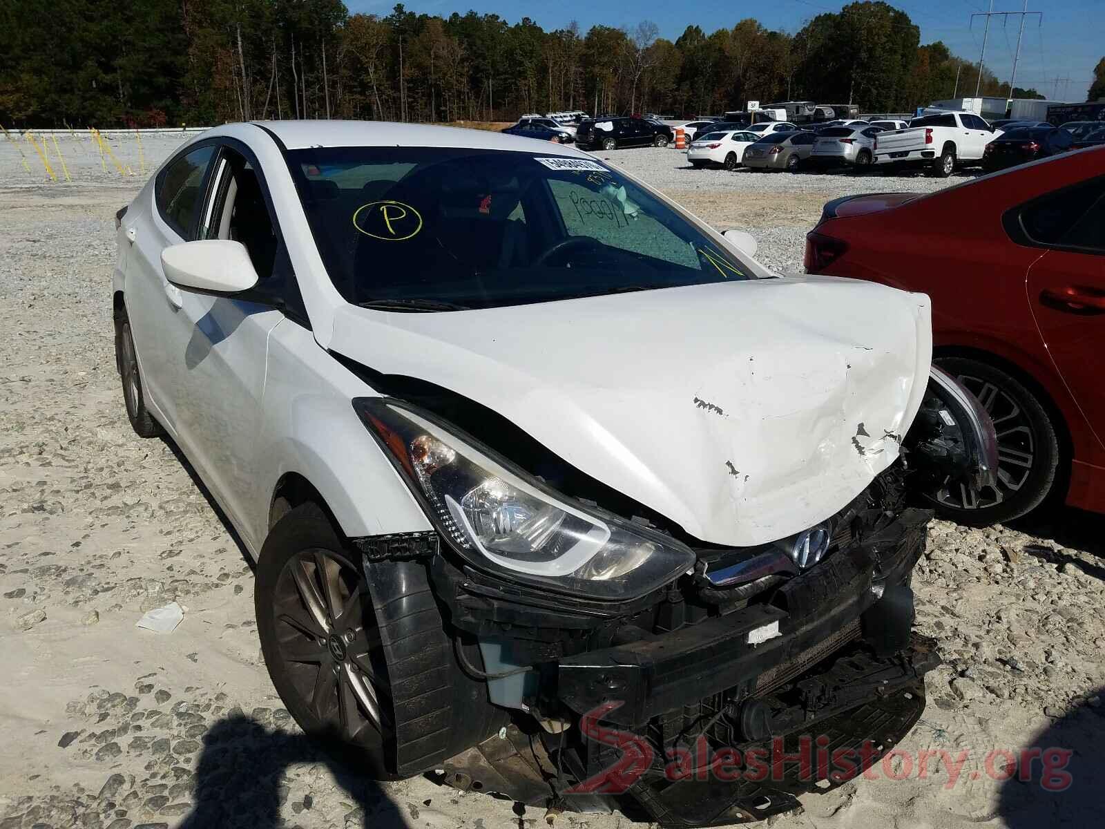 5NPDH4AEXGH668378 2016 HYUNDAI ELANTRA