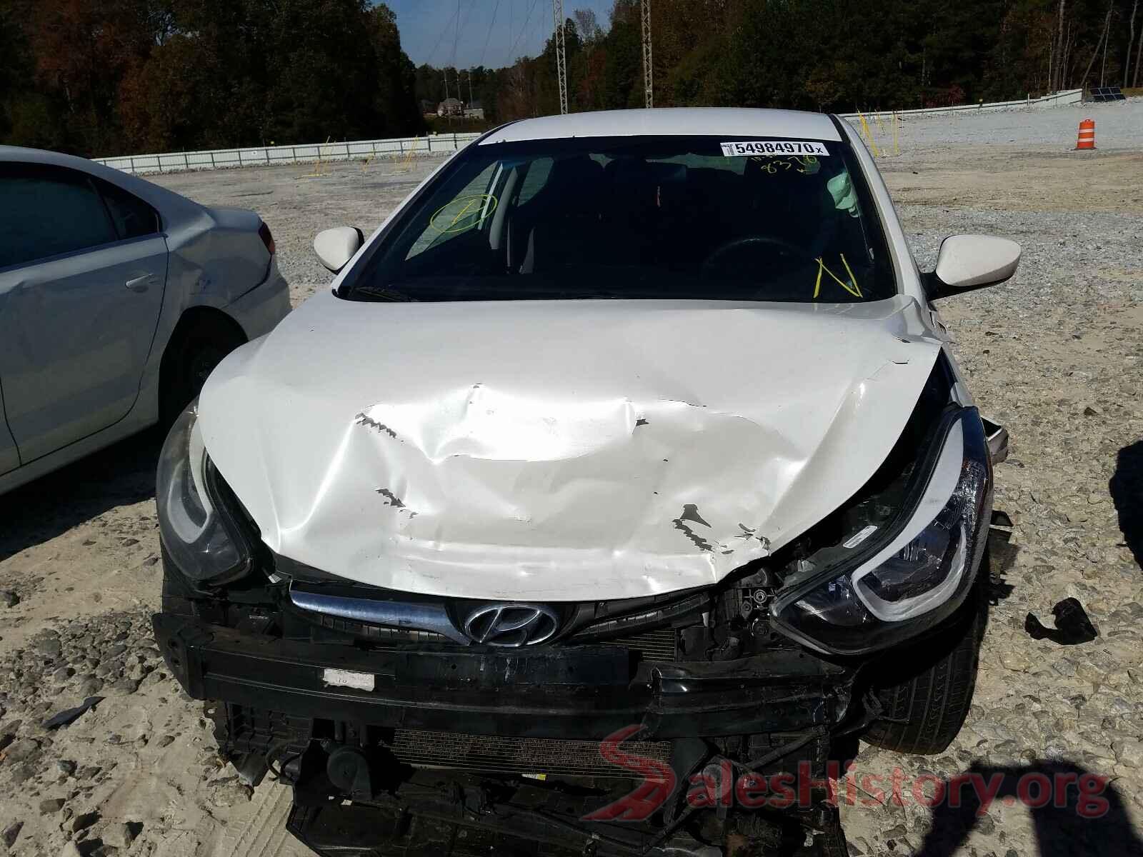 5NPDH4AEXGH668378 2016 HYUNDAI ELANTRA