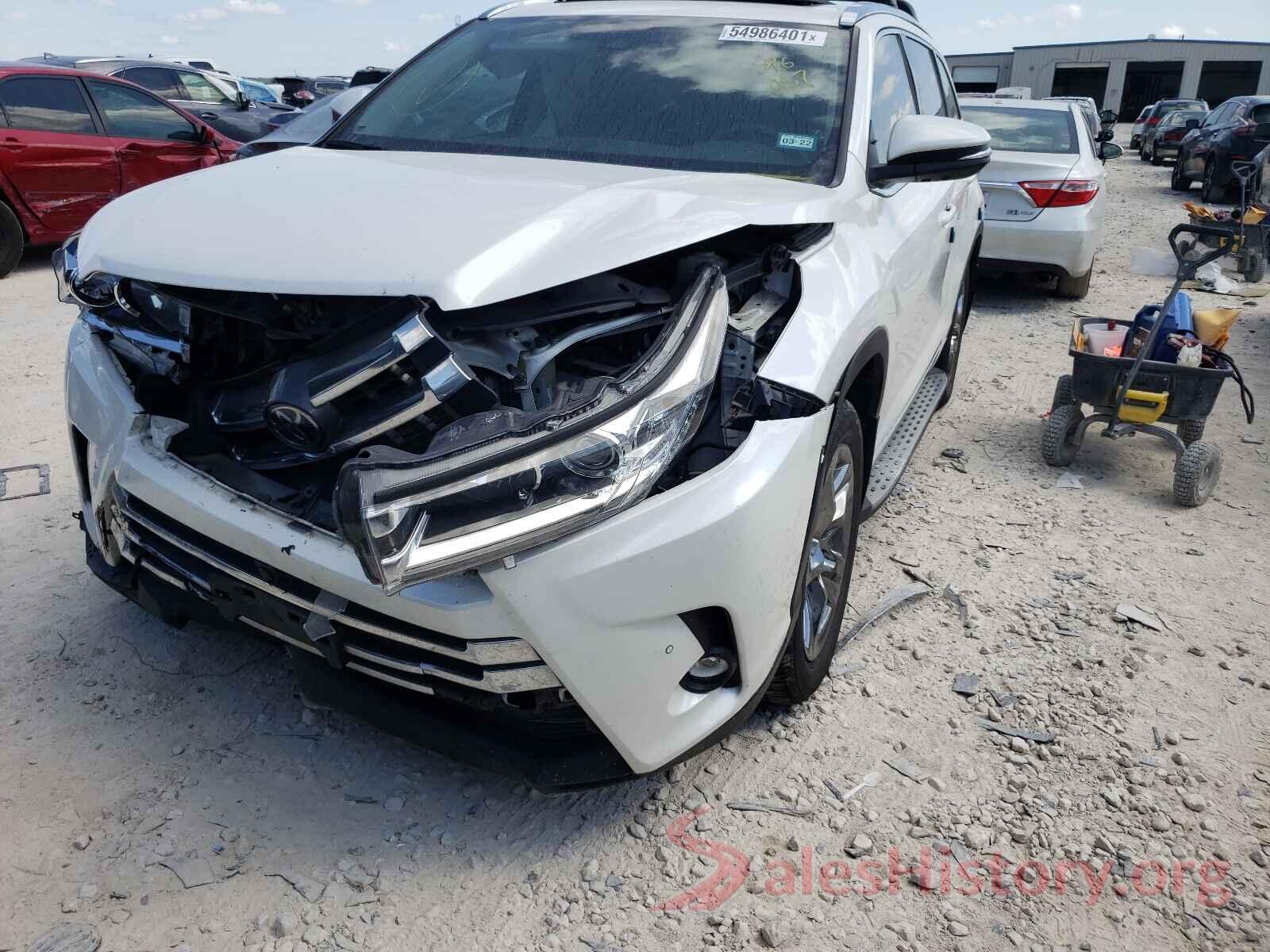 5TDDZRFH1KS960873 2019 TOYOTA HIGHLANDER