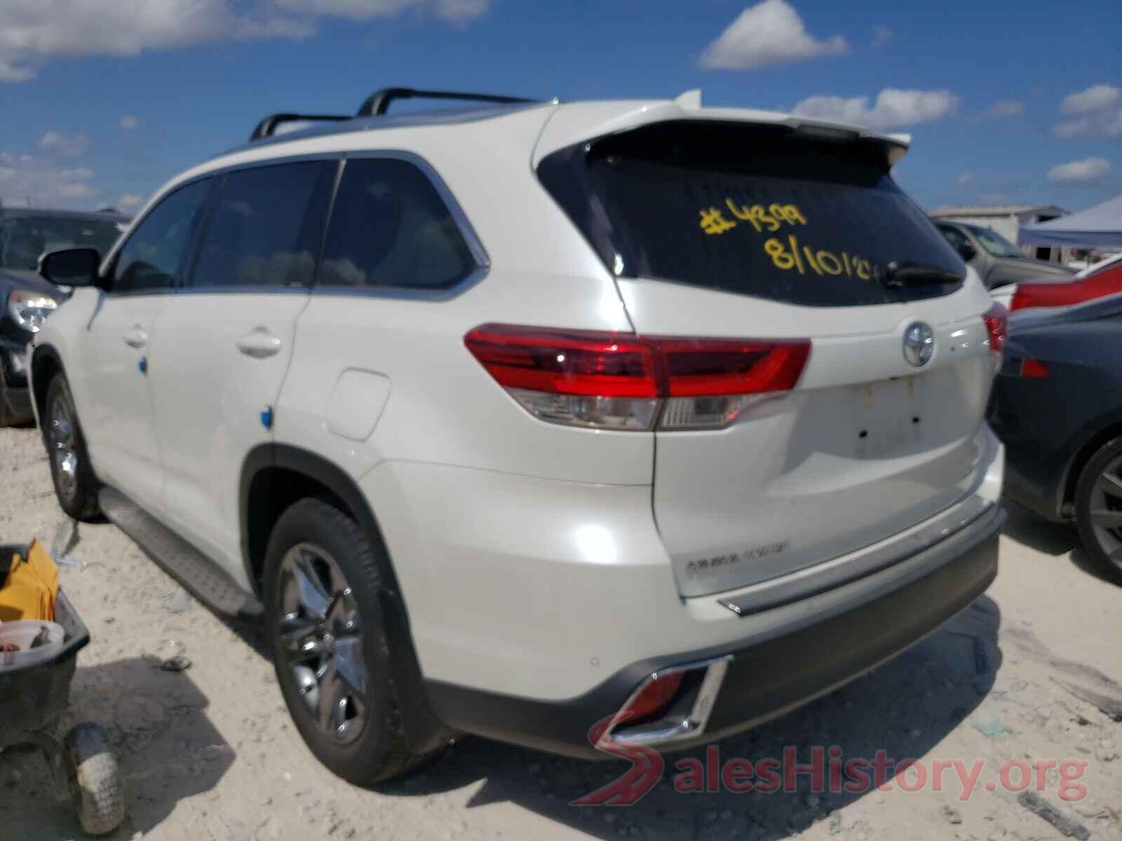 5TDDZRFH1KS960873 2019 TOYOTA HIGHLANDER