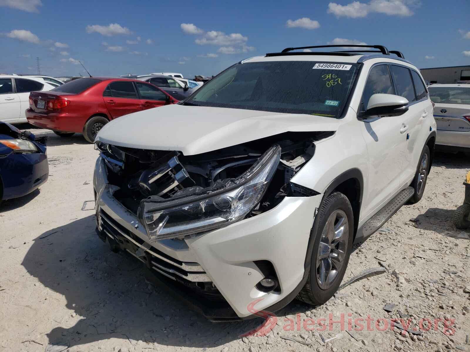 5TDDZRFH1KS960873 2019 TOYOTA HIGHLANDER