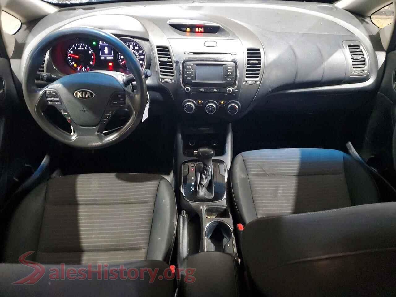 2017 KIA FORTE VIN 3KPFL4A79HE023414, interior dashboard