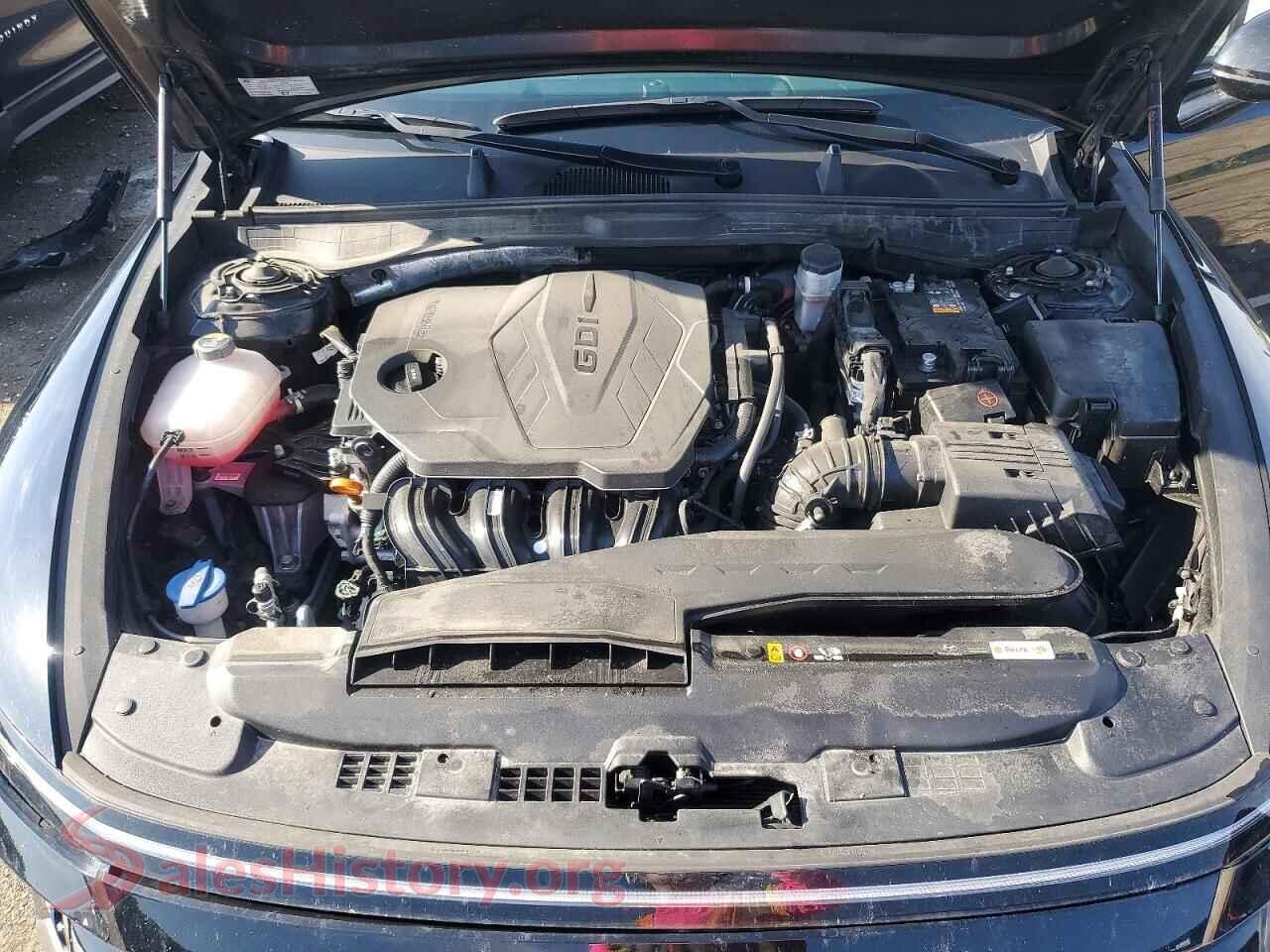 2024 HYUNDAI SONATA VIN KMHL64JA5RA368784, VIN plate