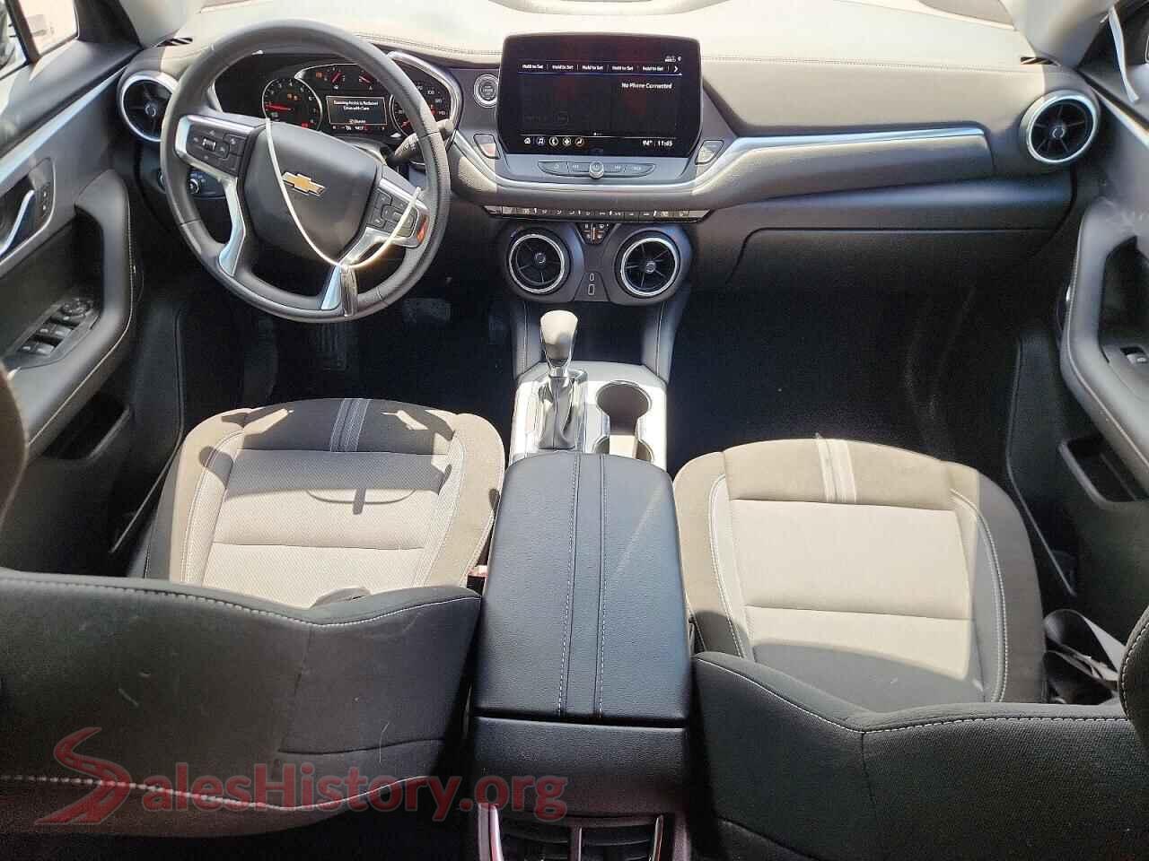 2026 CHEVROLET BLAZER VIN 3GNKBCR45TS150300, interior dashboard