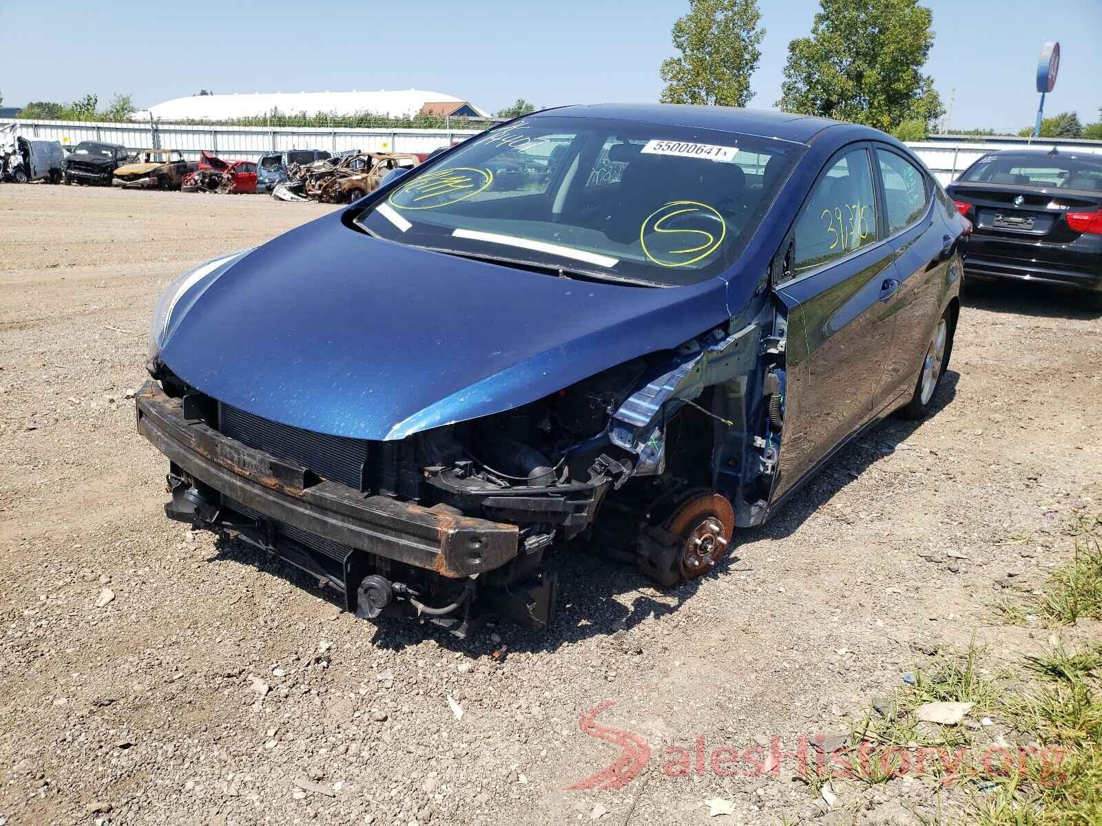 5NPDH4AE9GH710474 2016 HYUNDAI ELANTRA