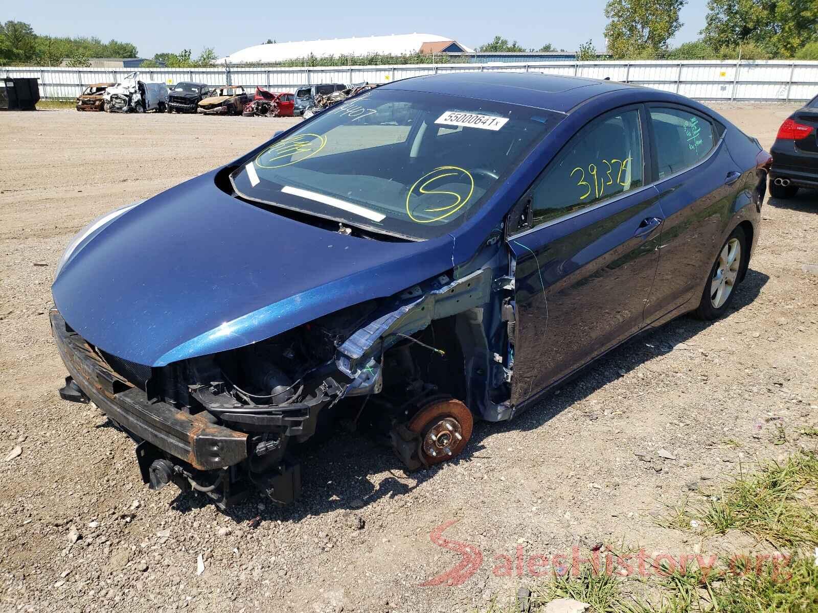 5NPDH4AE9GH710474 2016 HYUNDAI ELANTRA