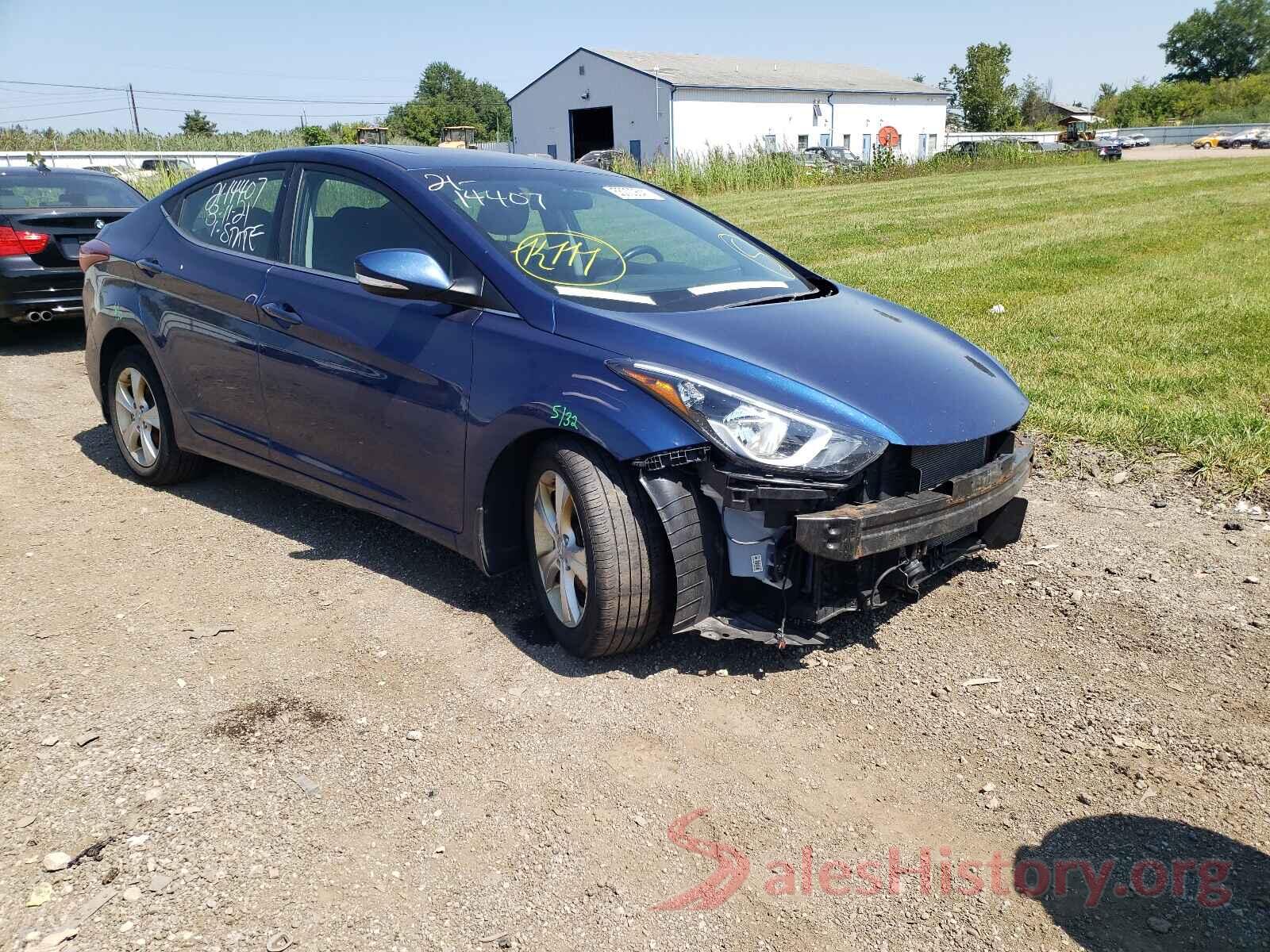 5NPDH4AE9GH710474 2016 HYUNDAI ELANTRA