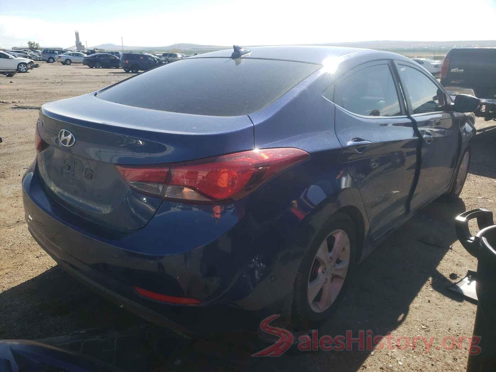 5NPDH4AE0GH672309 2016 HYUNDAI ELANTRA