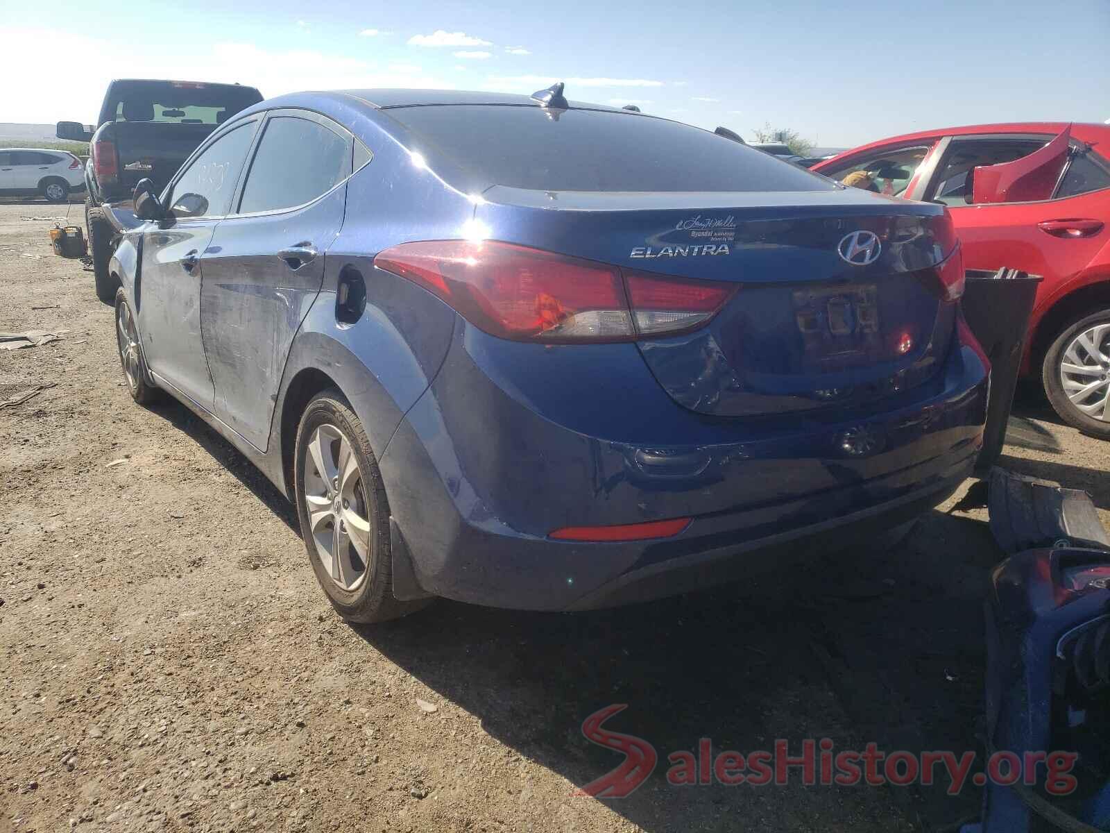 5NPDH4AE0GH672309 2016 HYUNDAI ELANTRA