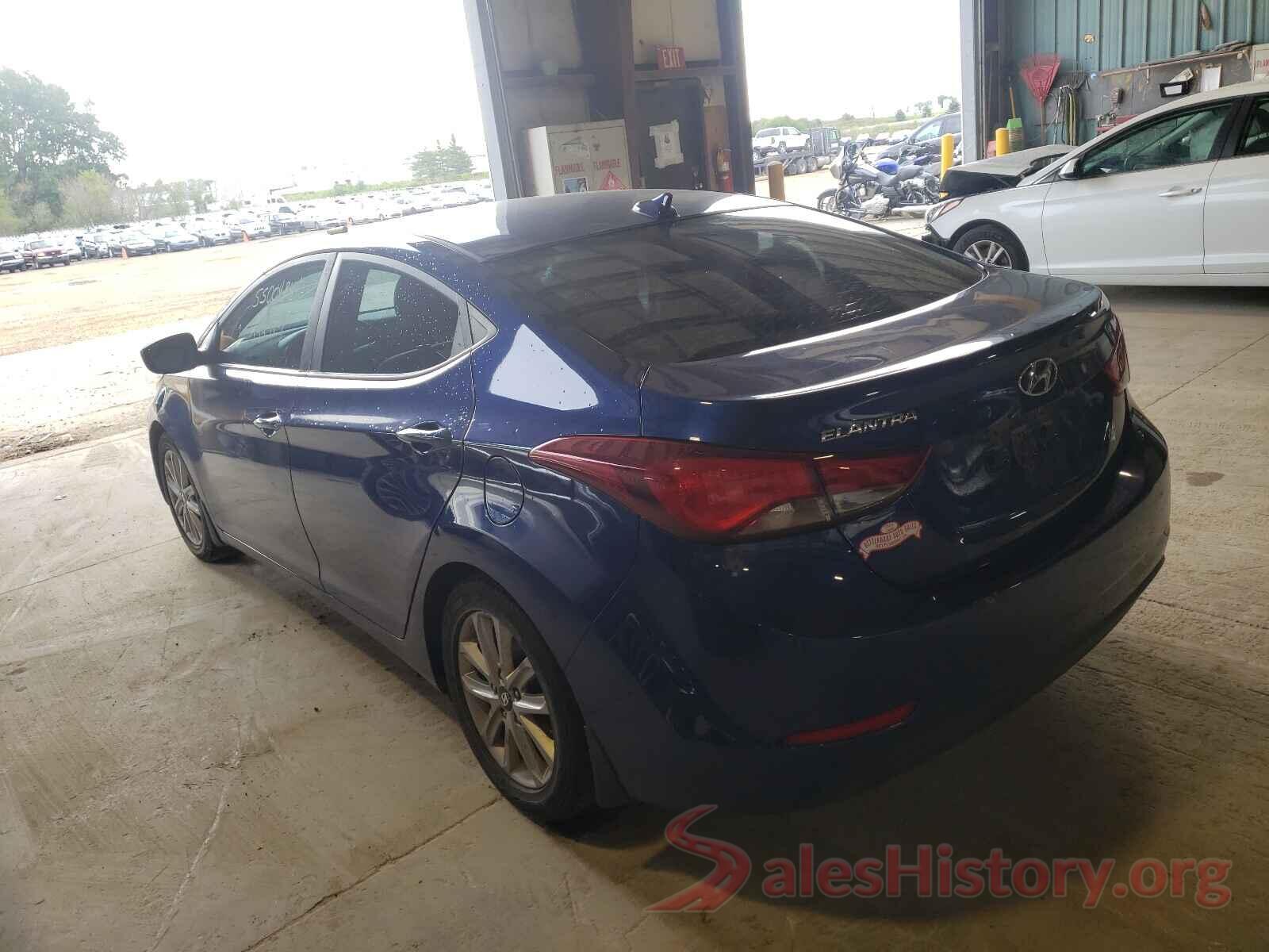 5NPDH4AE8GH713379 2016 HYUNDAI ELANTRA