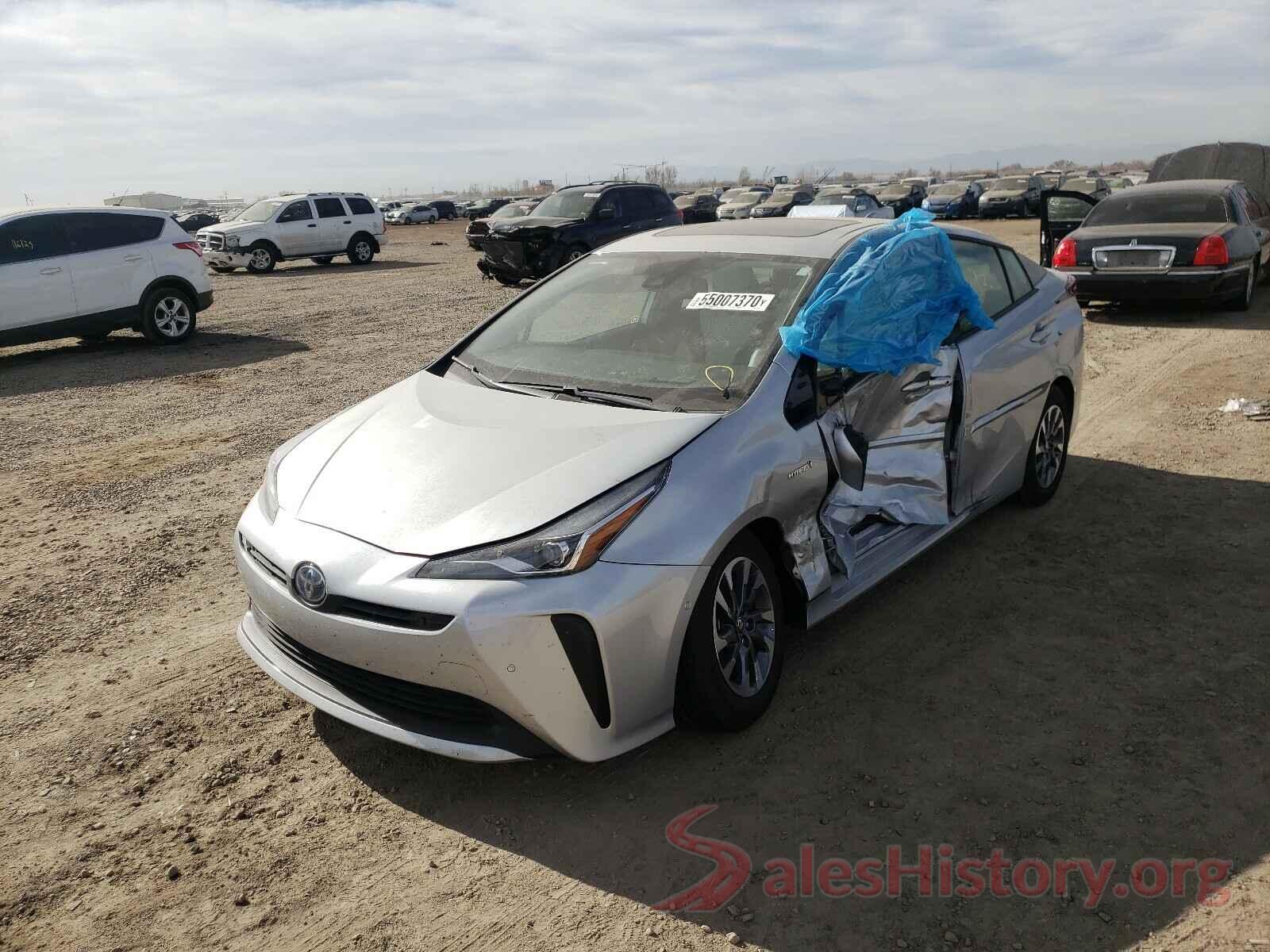 JTDKARFU4L3122562 2020 TOYOTA PRIUS