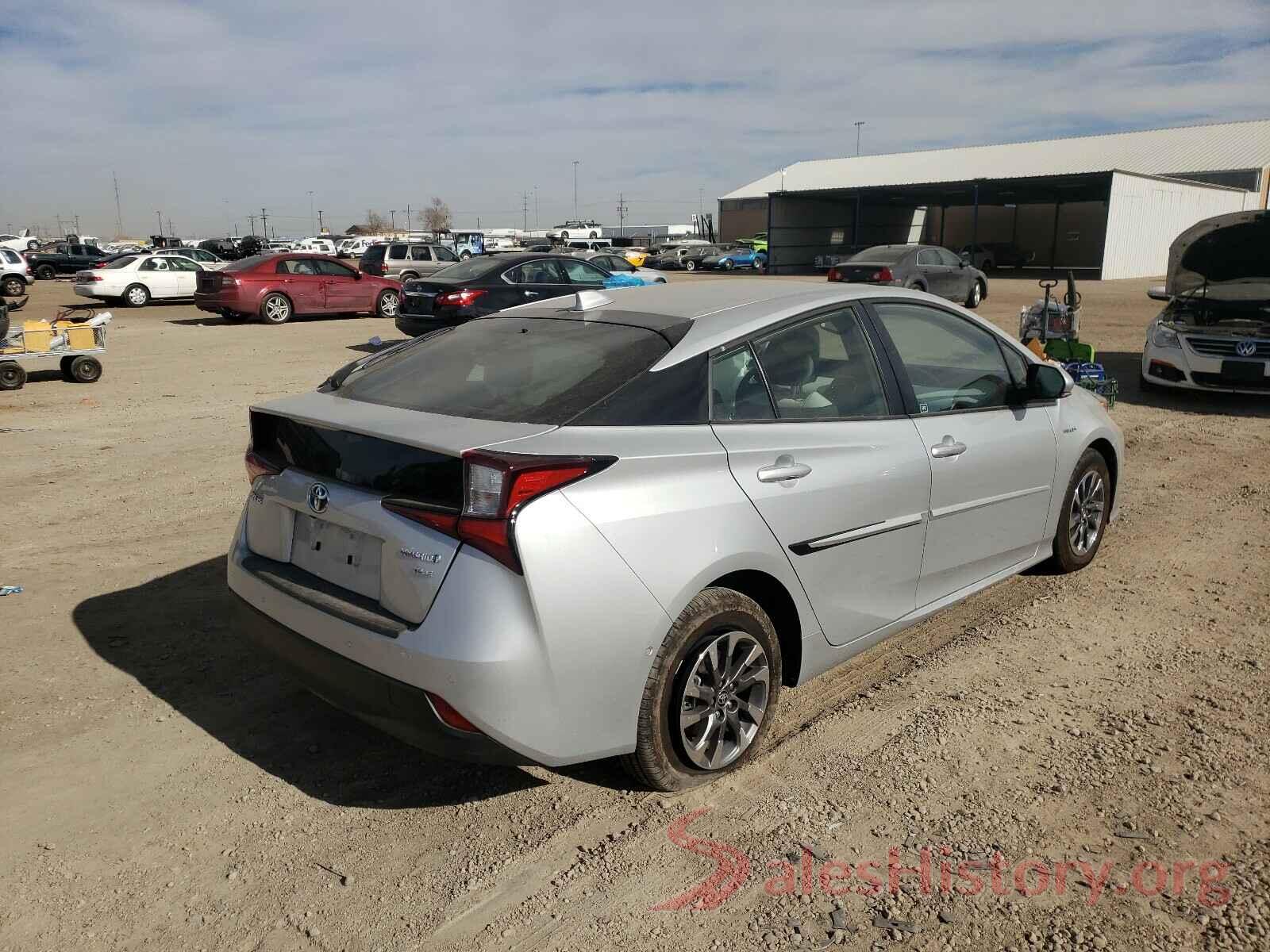 JTDKARFU4L3122562 2020 TOYOTA PRIUS